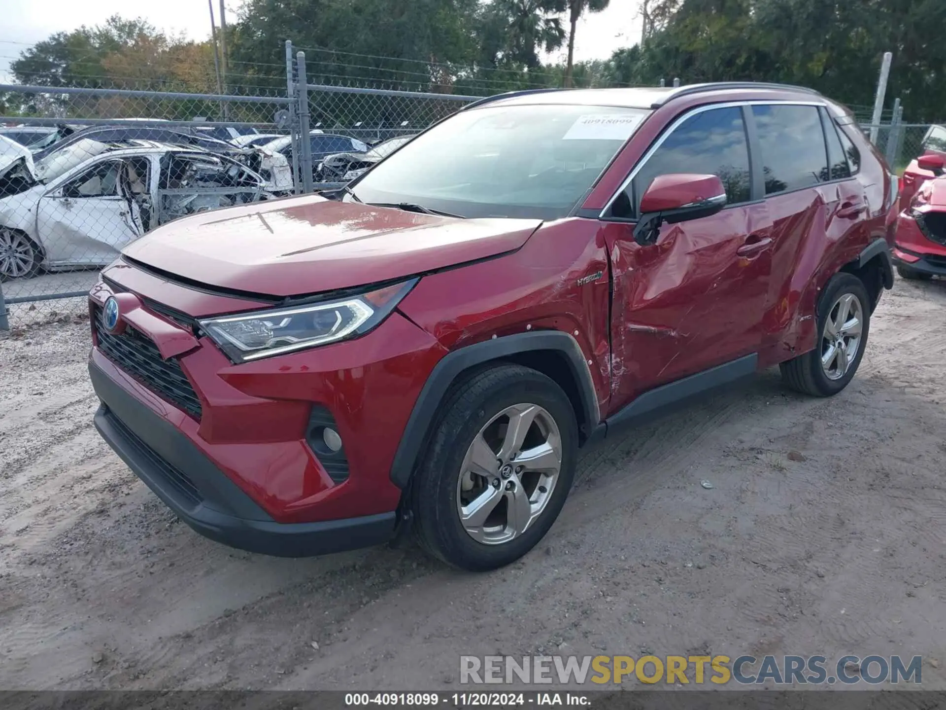 2 Photograph of a damaged car 4T3B6RFV6MU013089 TOYOTA RAV4 HYBRID 2021