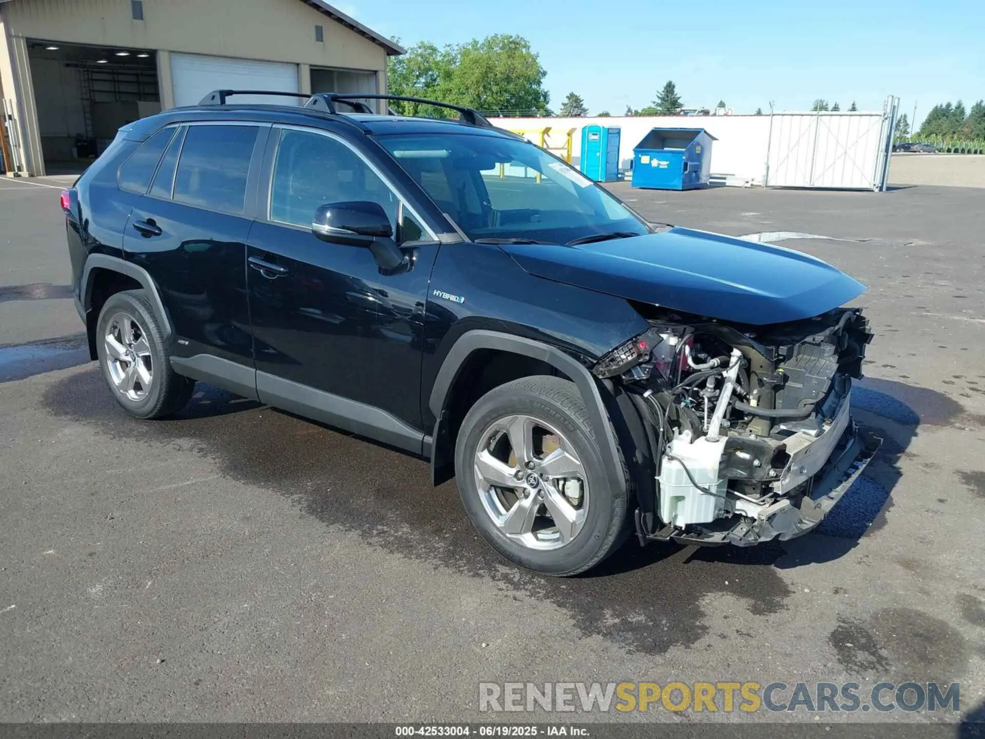 1 Photograph of a damaged car 4T3B6RFVXMU040585 TOYOTA RAV4 HYBRID 2021