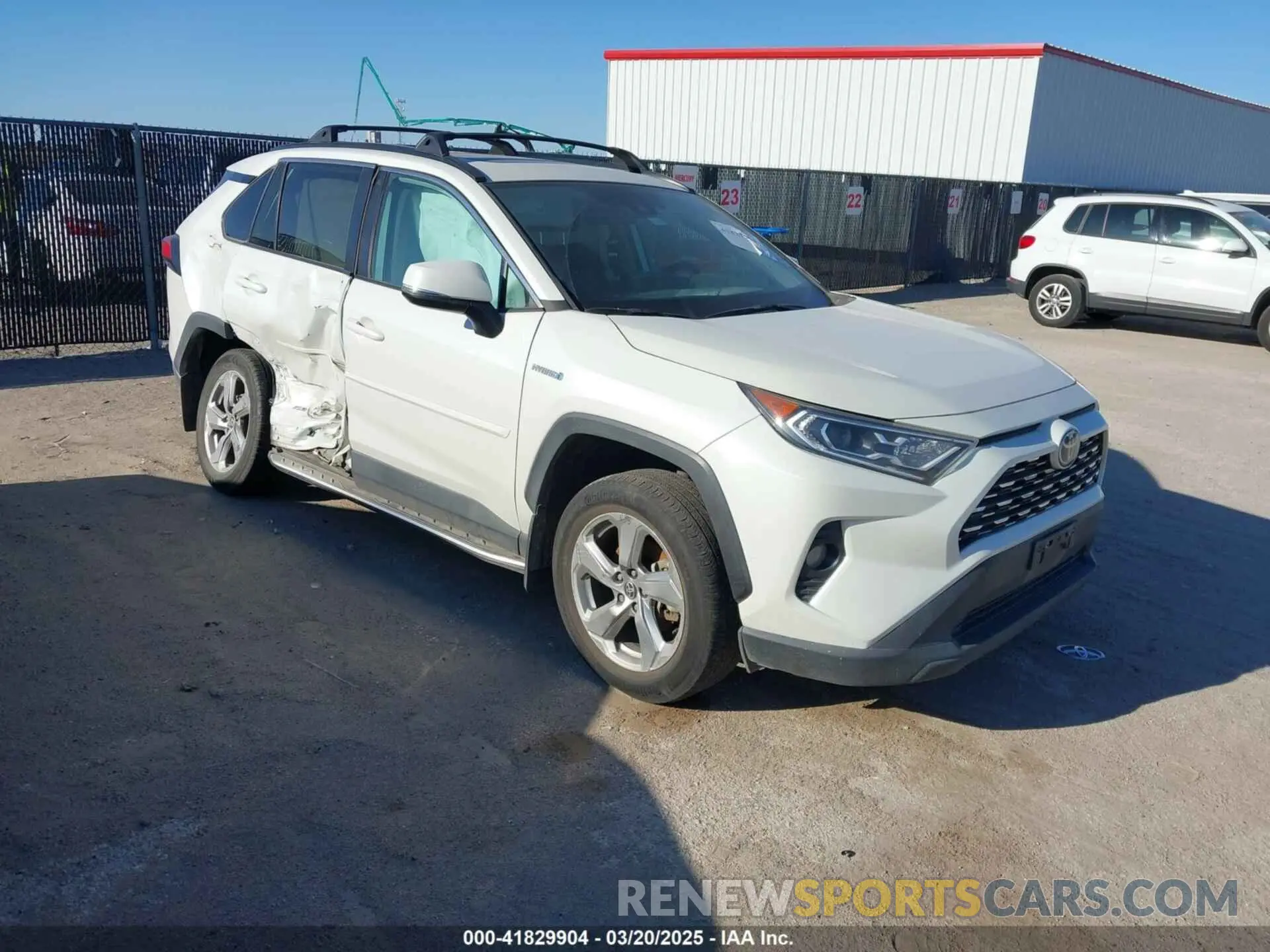 1 Photograph of a damaged car 4T3B6RFVXMU043017 TOYOTA RAV4 HYBRID 2021