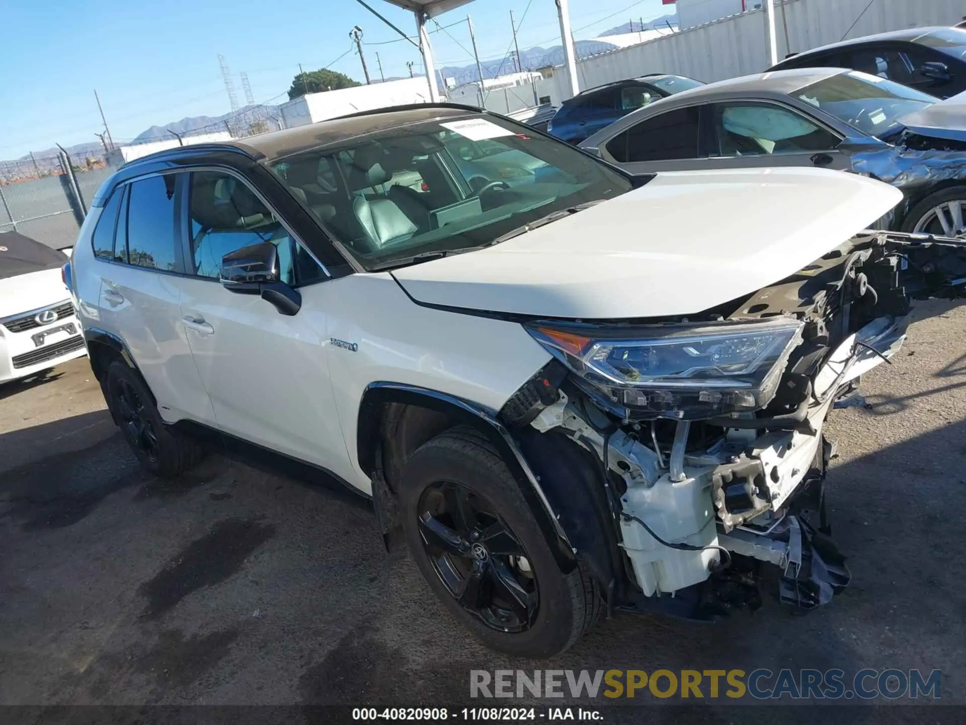 1 Photograph of a damaged car 4T3E6RFV1MU043355 TOYOTA RAV4 HYBRID 2021