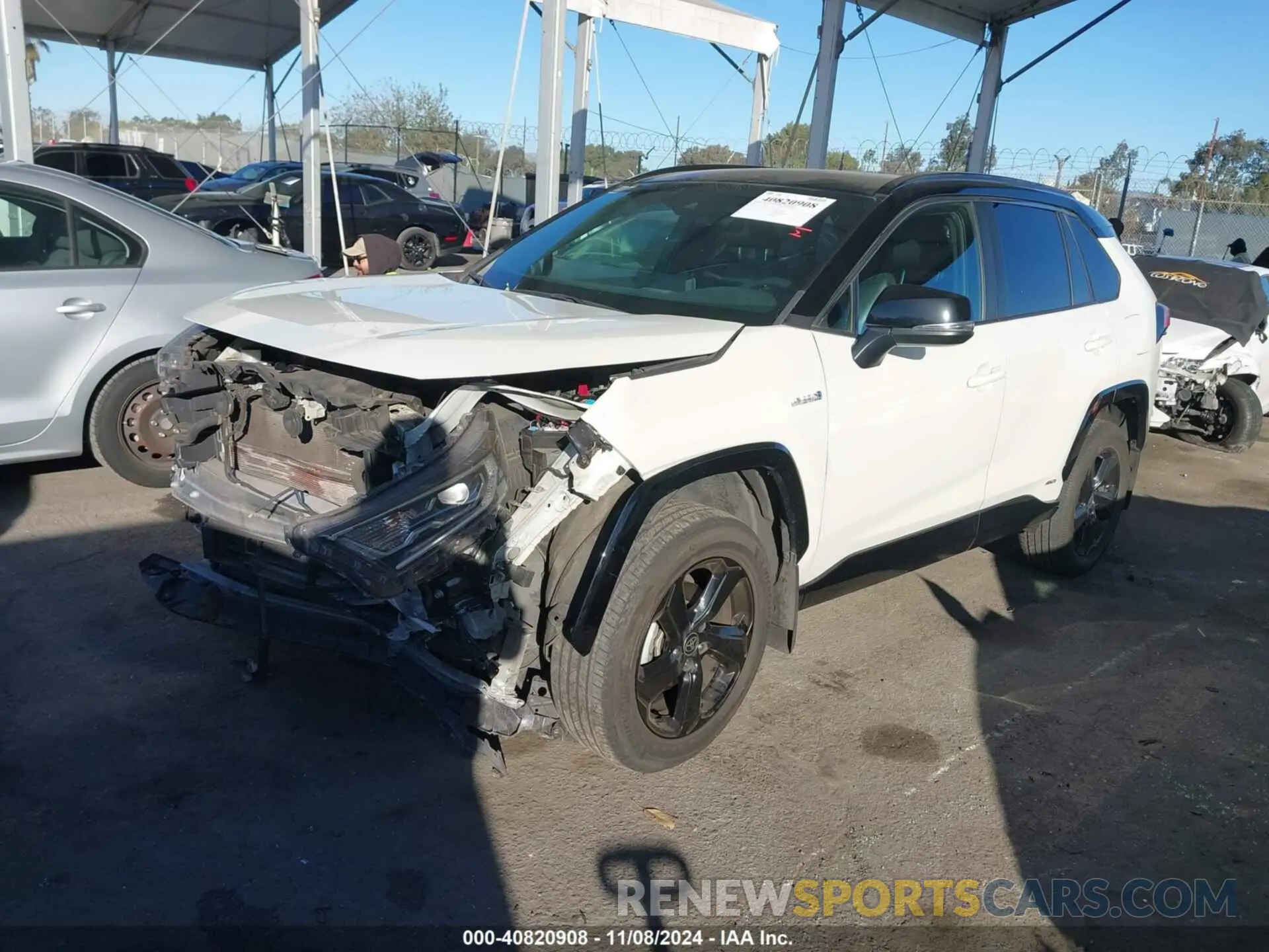 2 Photograph of a damaged car 4T3E6RFV1MU043355 TOYOTA RAV4 HYBRID 2021