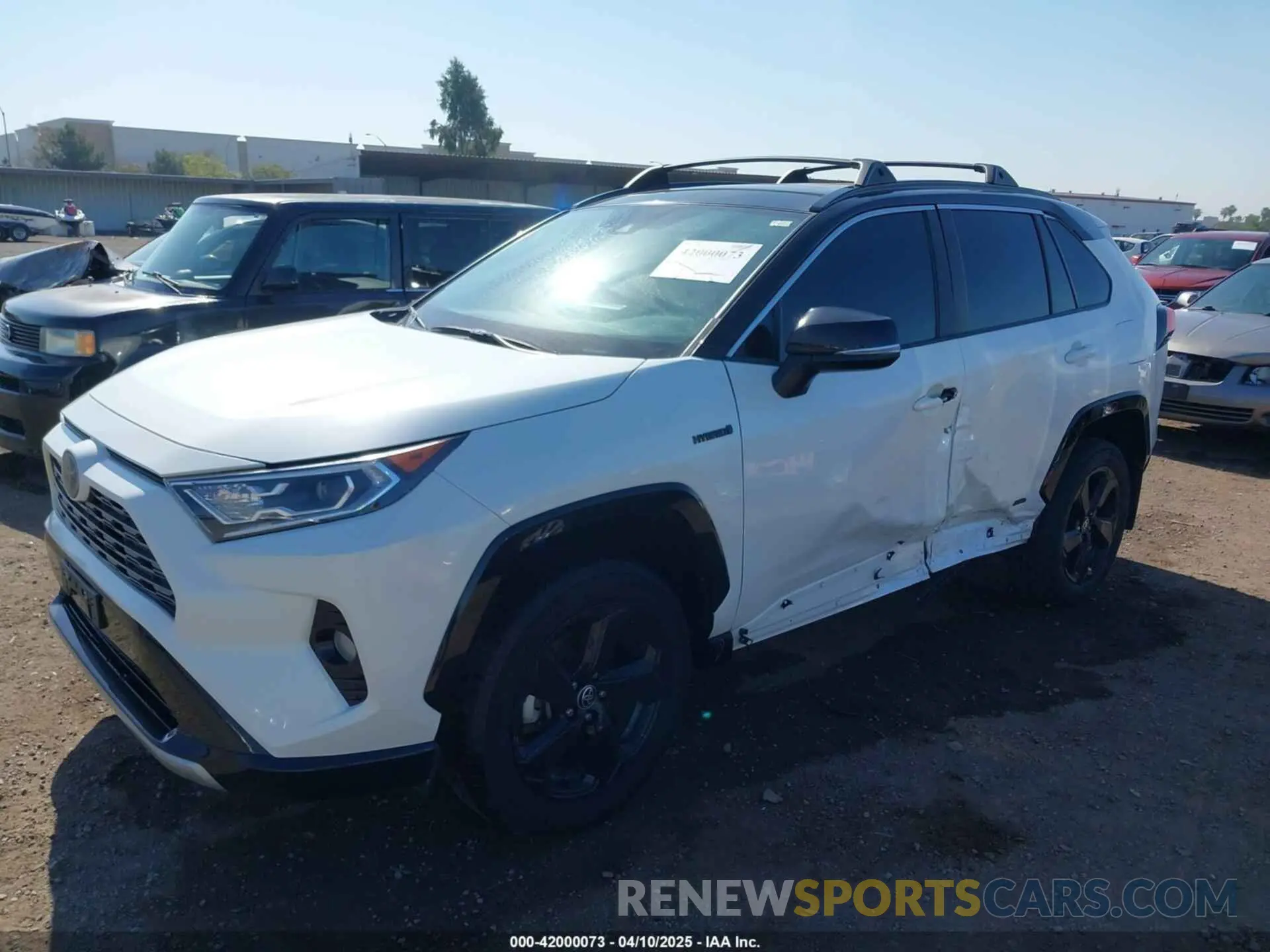 2 Photograph of a damaged car 4T3E6RFV3MU042773 TOYOTA RAV4 HYBRID 2021