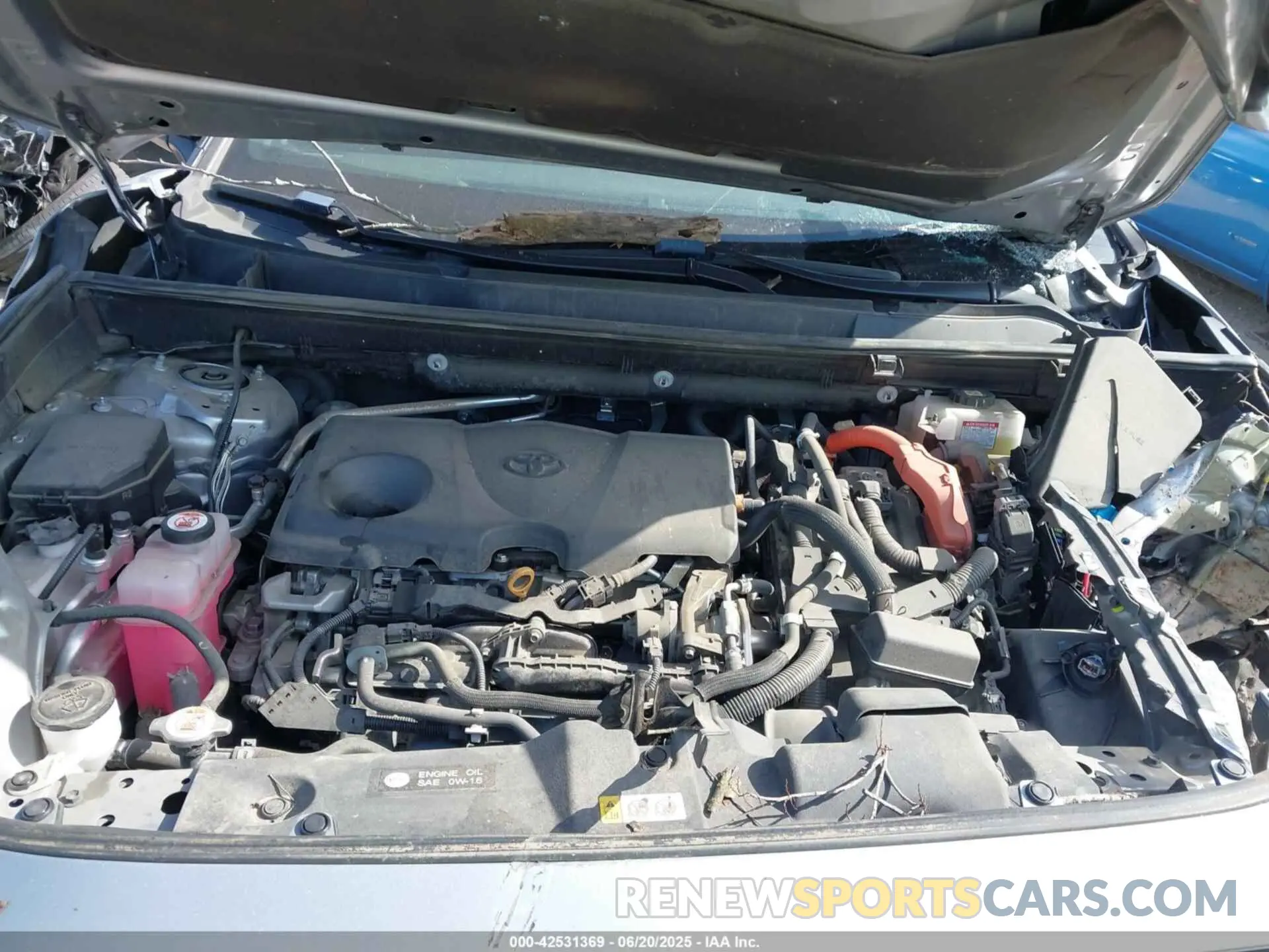 10 Photograph of a damaged car 4T3E6RFV3MU043387 TOYOTA RAV4 HYBRID 2021