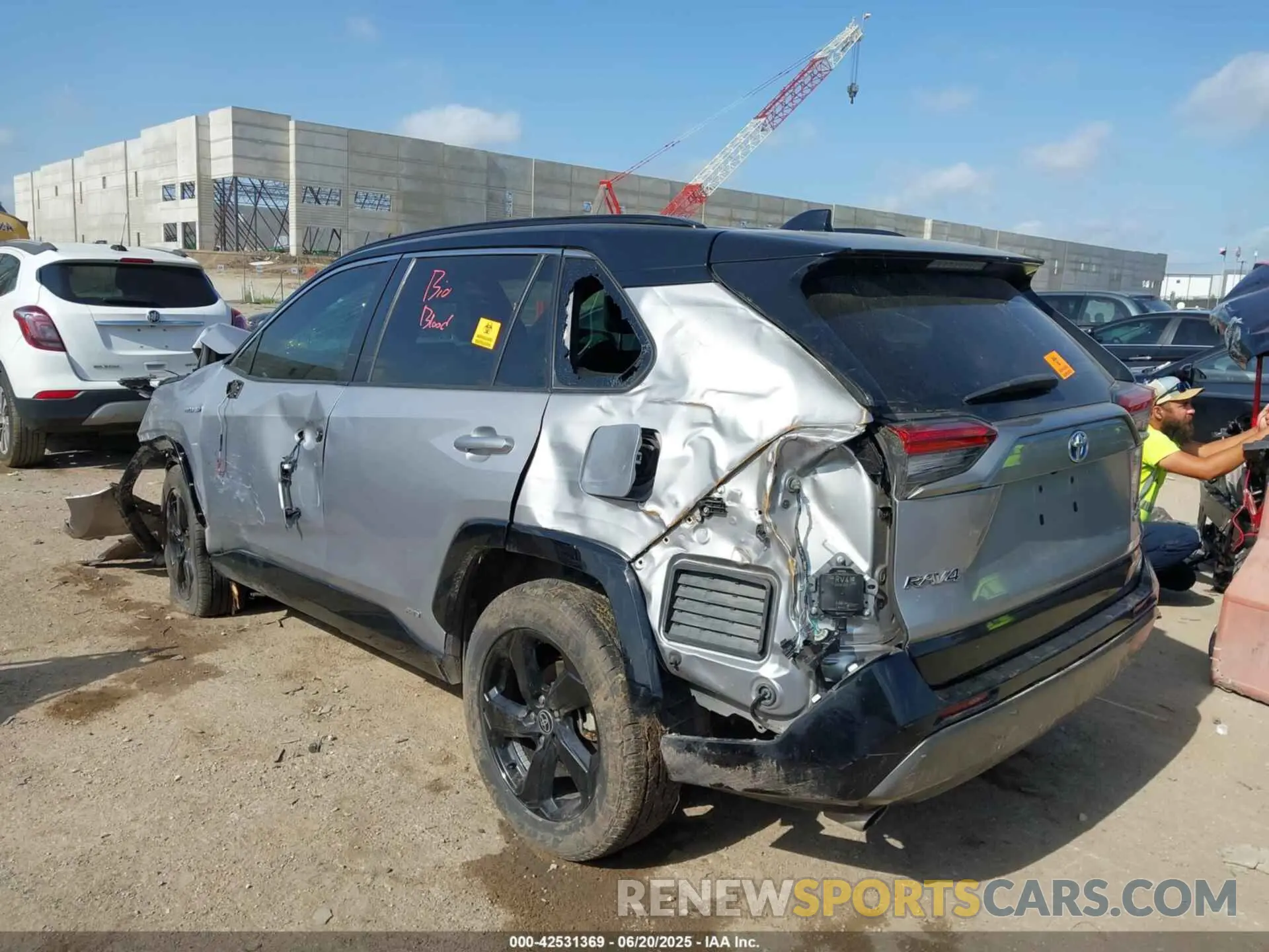 3 Photograph of a damaged car 4T3E6RFV3MU043387 TOYOTA RAV4 HYBRID 2021