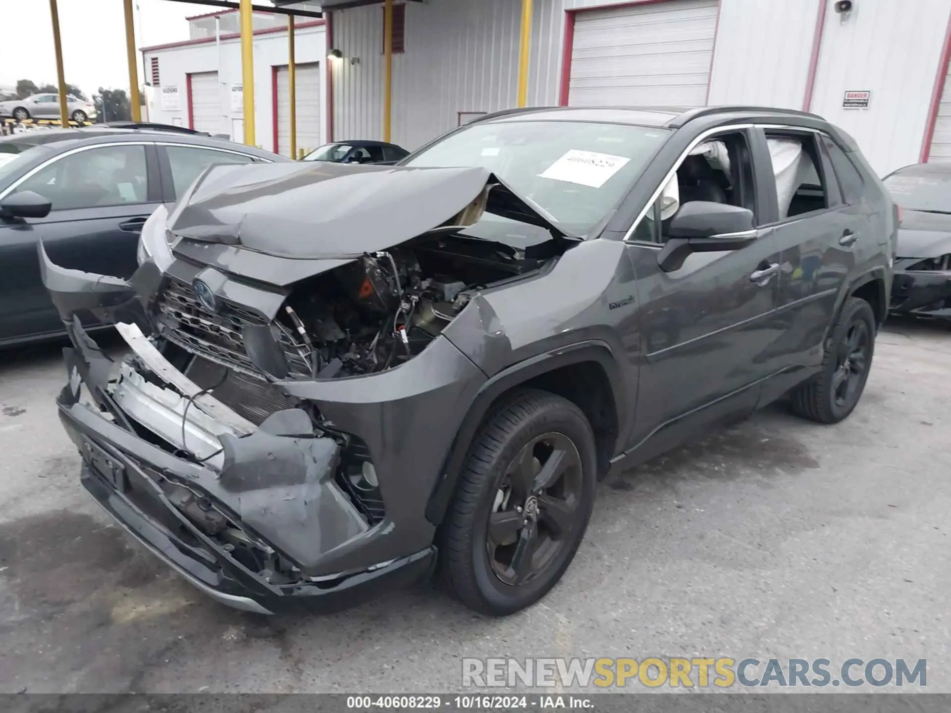 2 Photograph of a damaged car 4T3E6RFV3MU063526 TOYOTA RAV4 HYBRID 2021