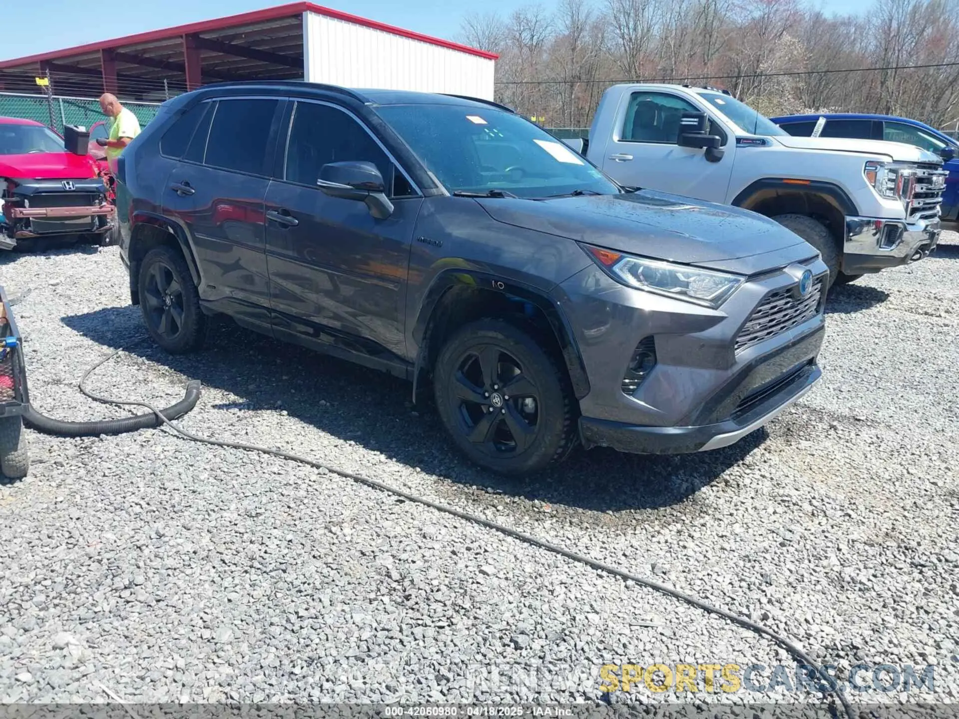 1 Photograph of a damaged car 4T3E6RFV4MU058397 TOYOTA RAV4 HYBRID 2021