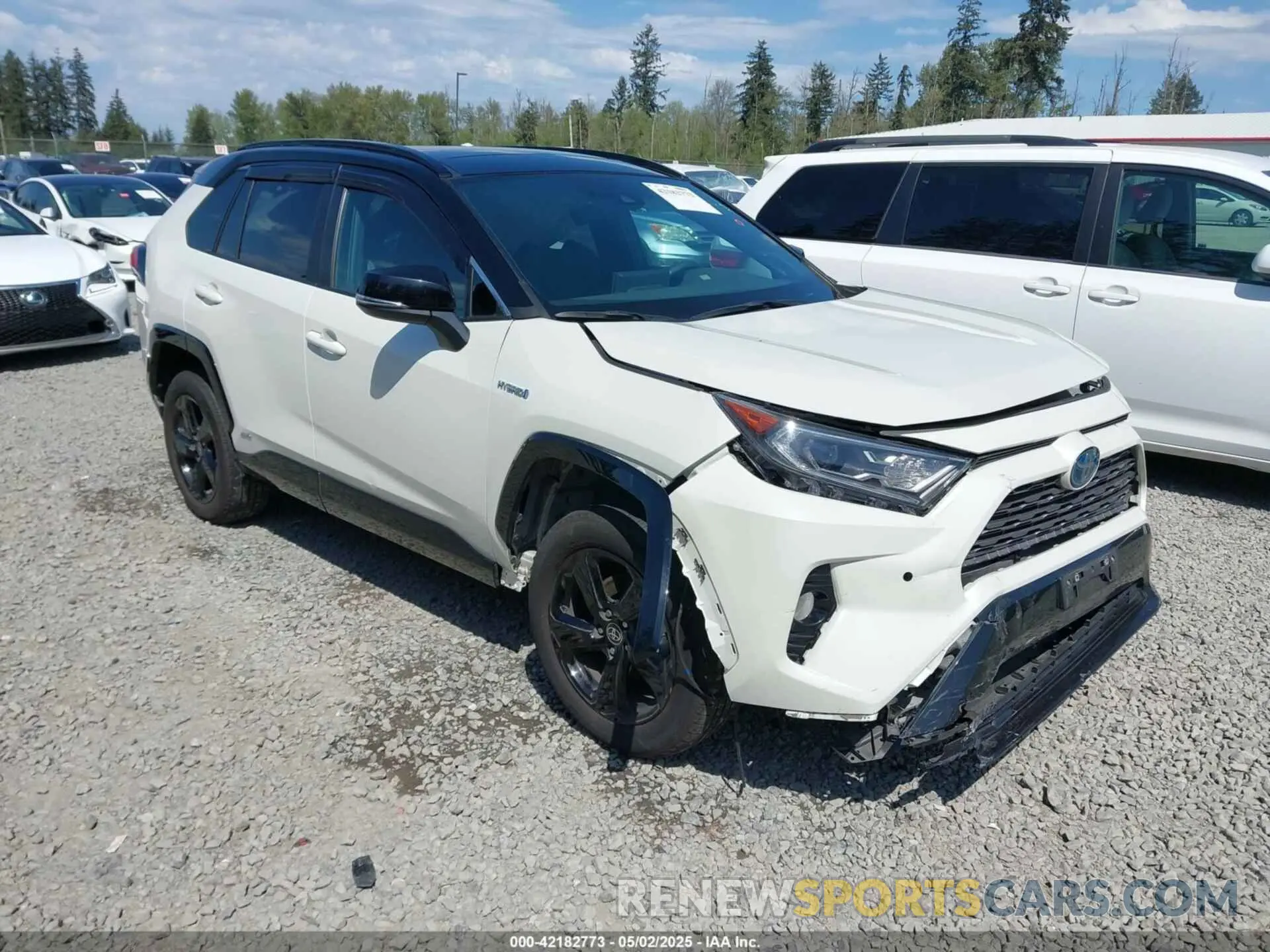 1 Photograph of a damaged car 4T3E6RFV9MU040817 TOYOTA RAV4 HYBRID 2021