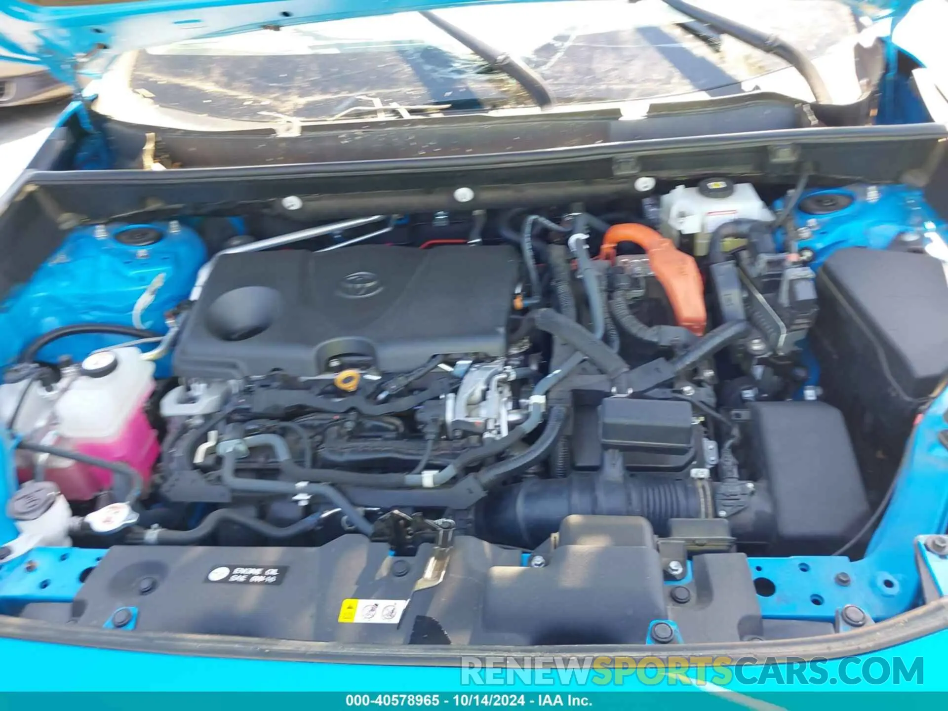 10 Photograph of a damaged car 4T3L6RFV2MU015135 TOYOTA RAV4 HYBRID 2021