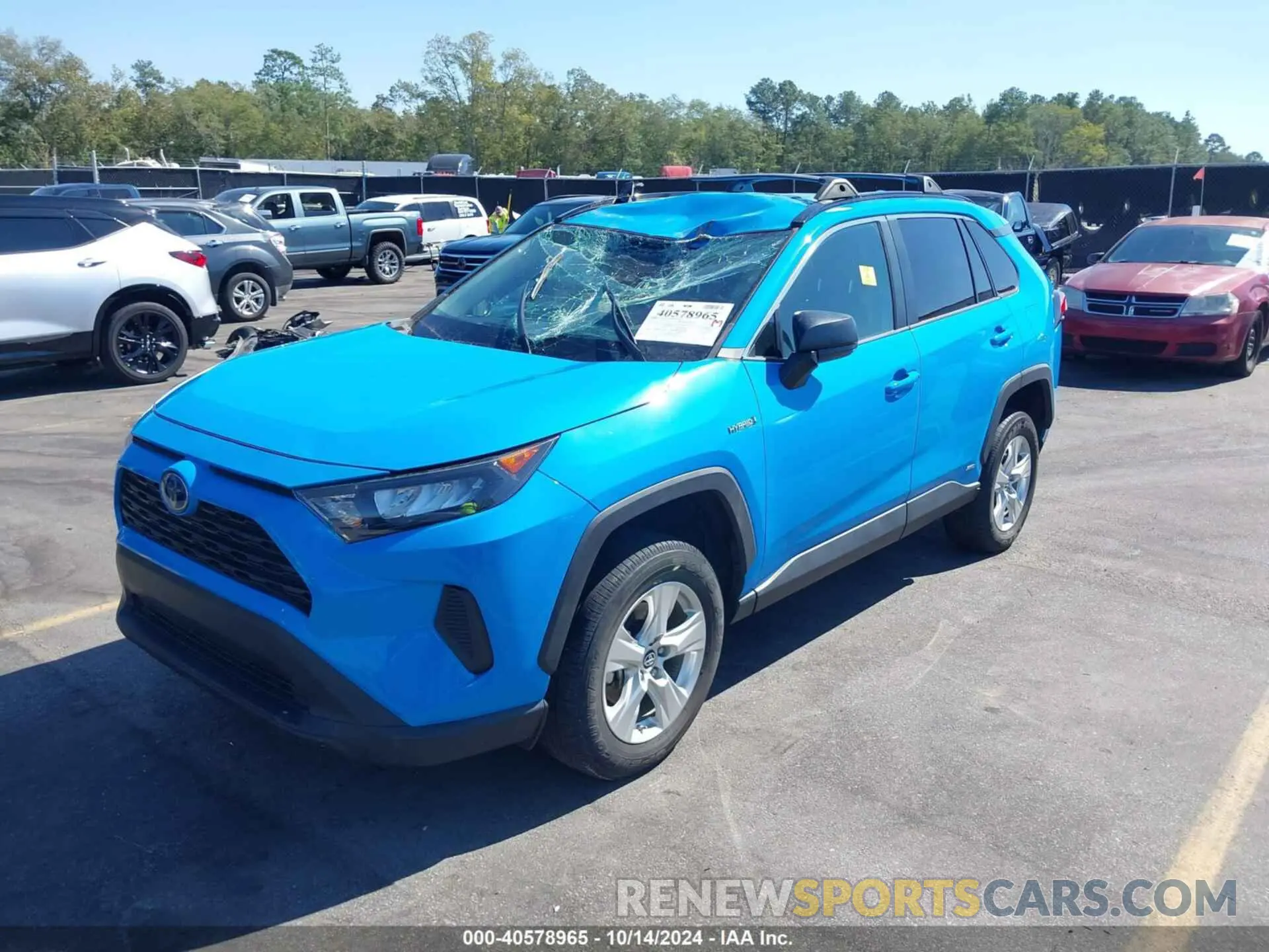 2 Photograph of a damaged car 4T3L6RFV2MU015135 TOYOTA RAV4 HYBRID 2021