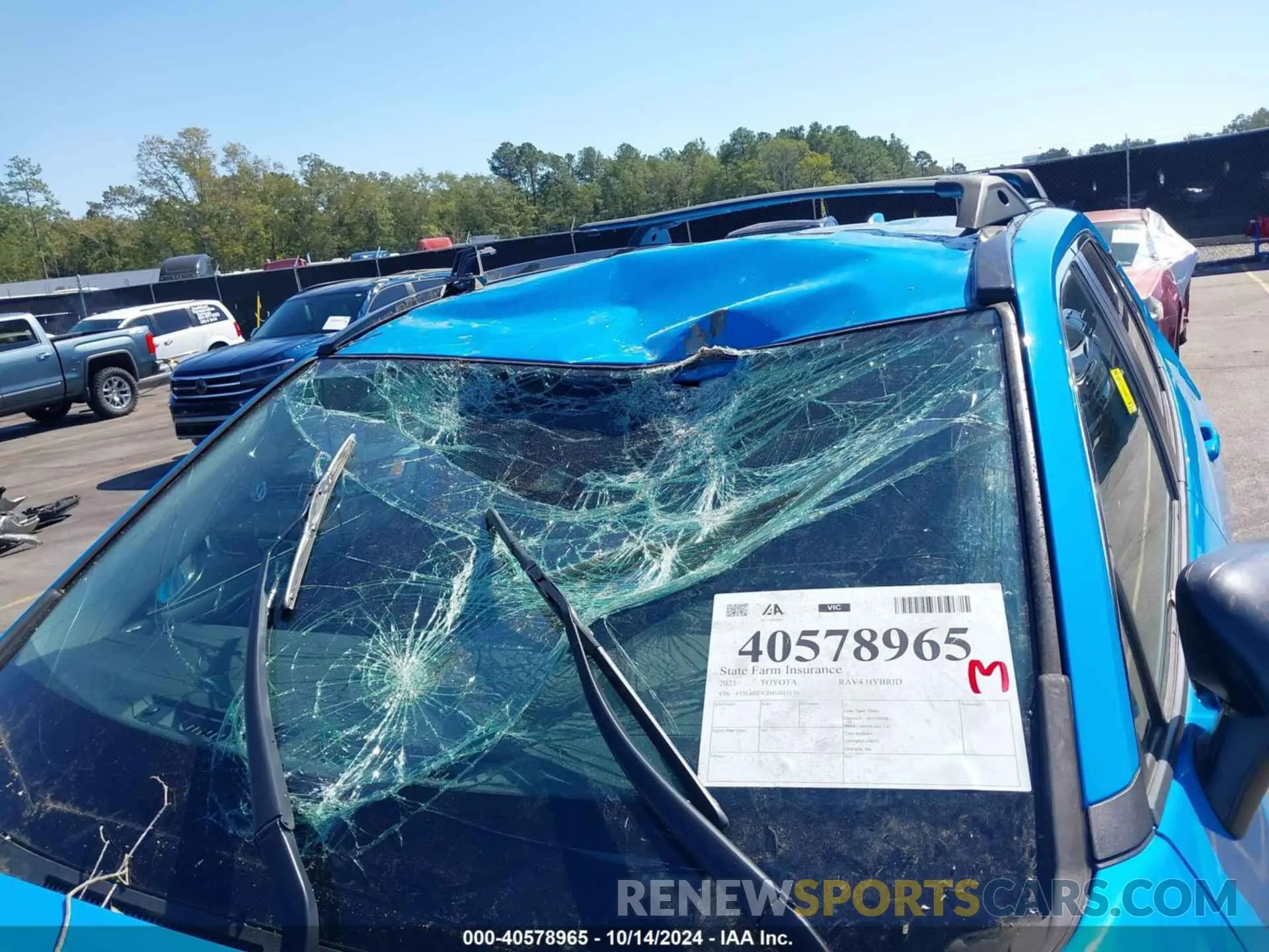 6 Photograph of a damaged car 4T3L6RFV2MU015135 TOYOTA RAV4 HYBRID 2021