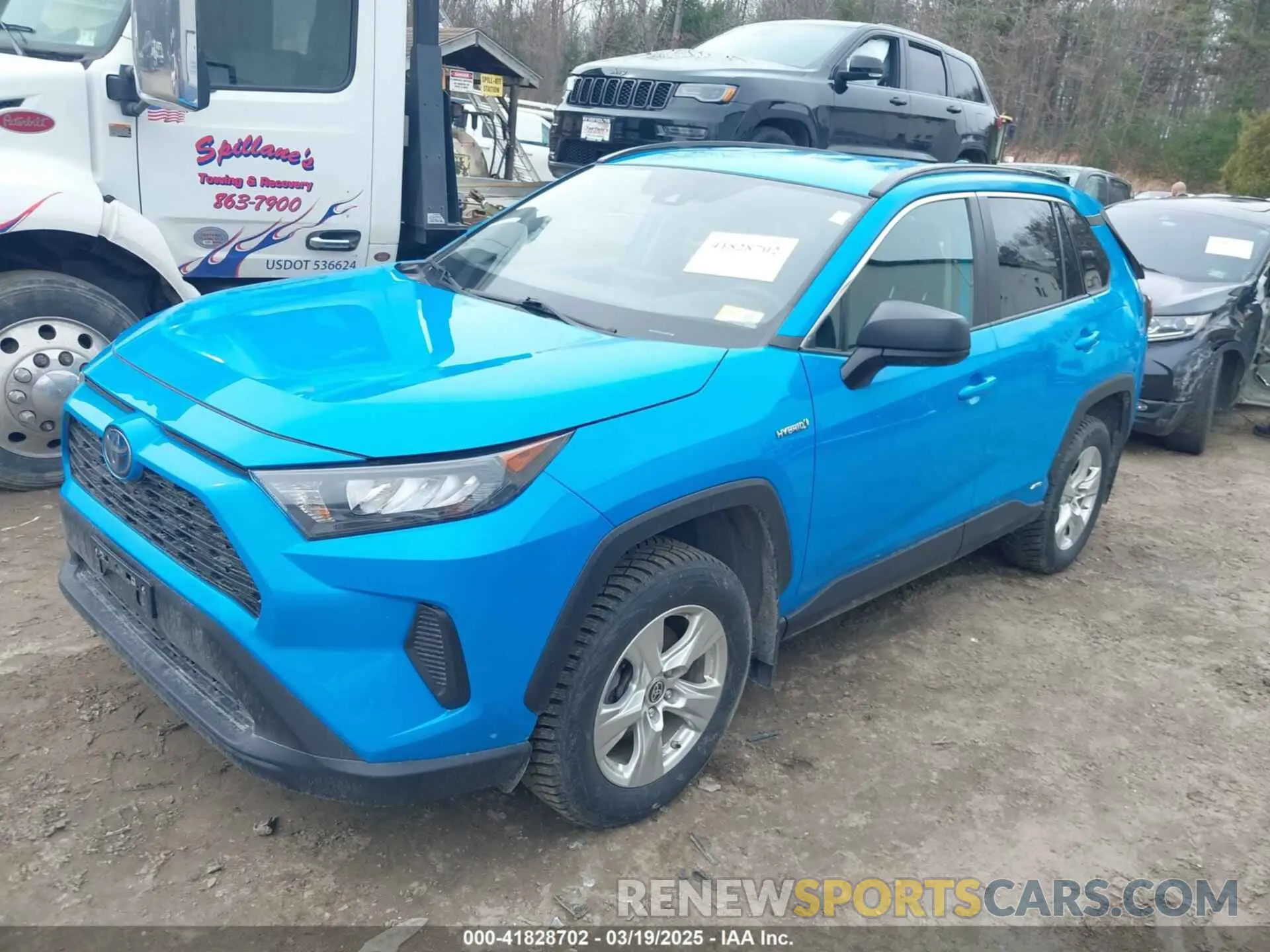 2 Photograph of a damaged car 4T3L6RFV6MU027790 TOYOTA RAV4 HYBRID 2021