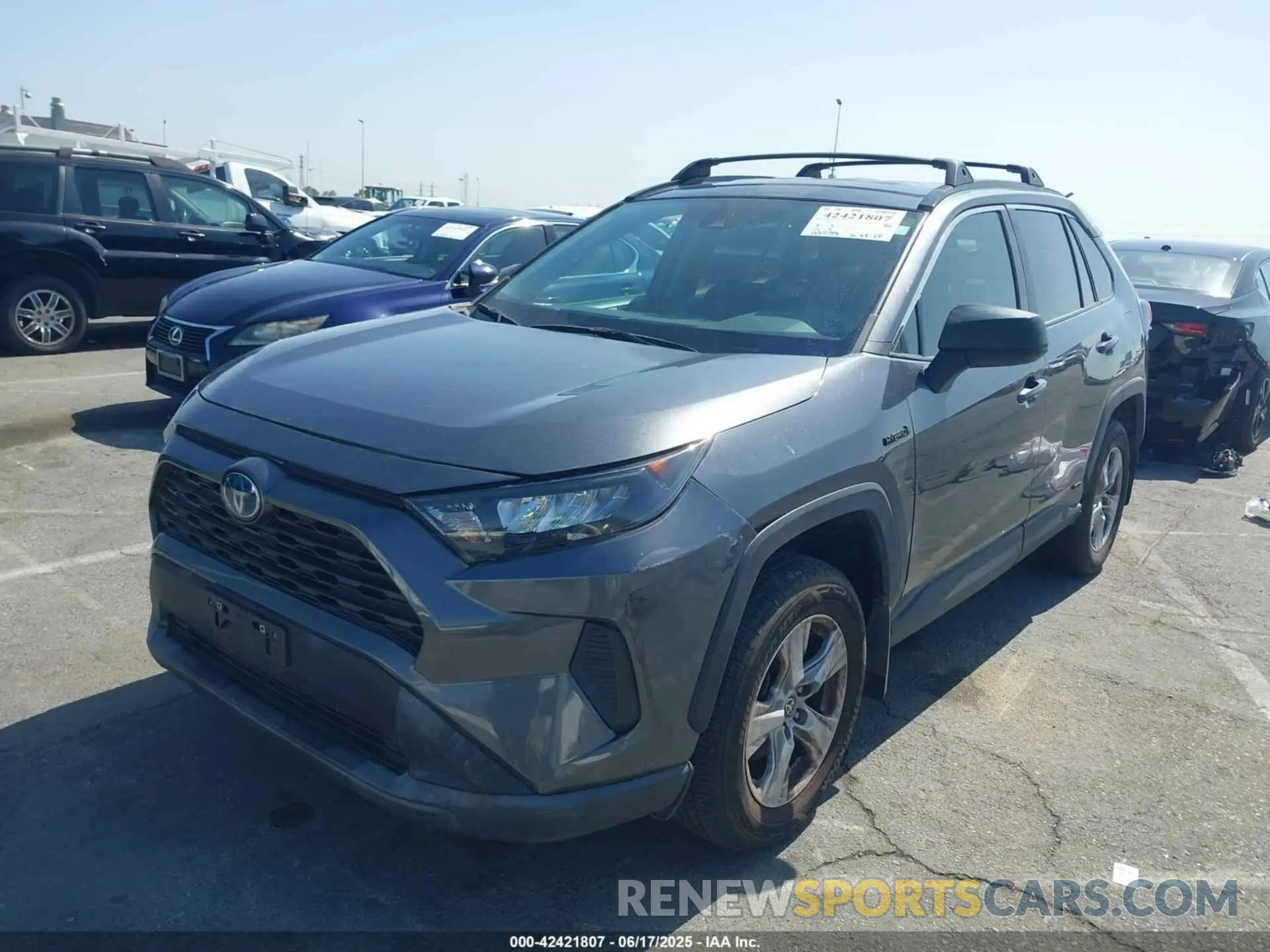 2 Photograph of a damaged car 4T3LWRFV9MU014709 TOYOTA RAV4 HYBRID 2021