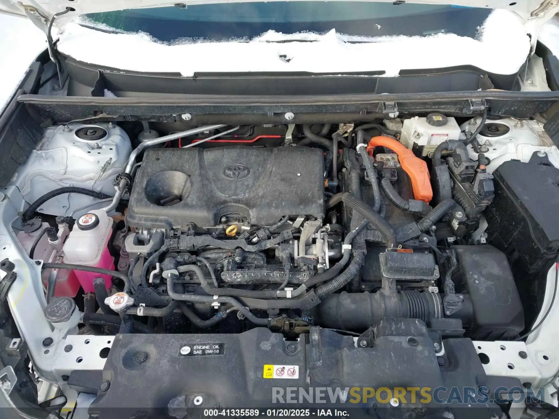 10 Photograph of a damaged car 4T3LWRFV9MU047628 TOYOTA RAV4 HYBRID 2021