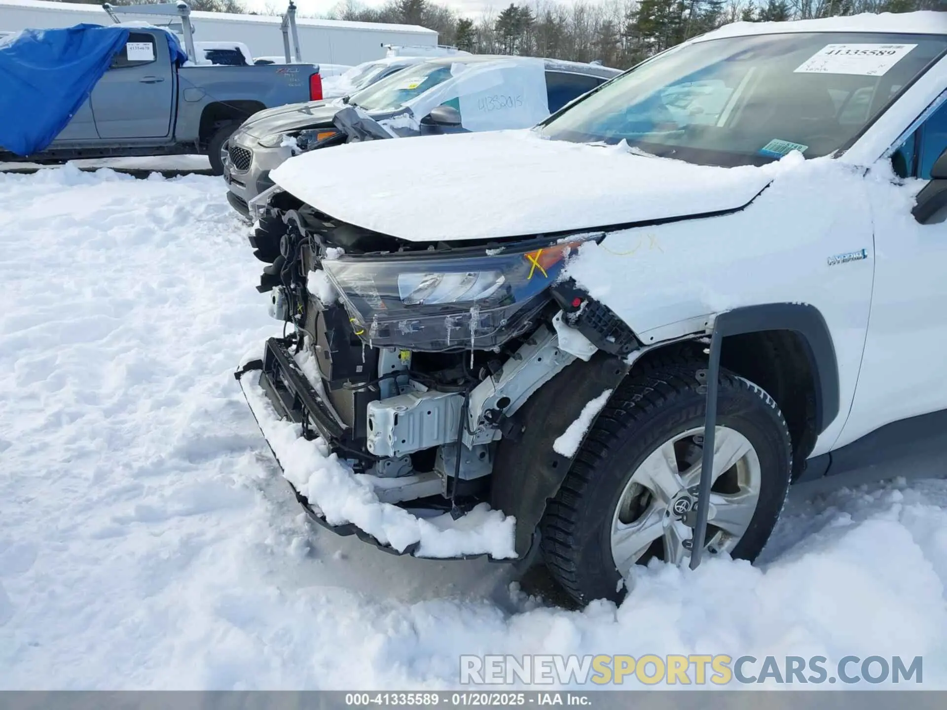 19 Photograph of a damaged car 4T3LWRFV9MU047628 TOYOTA RAV4 HYBRID 2021
