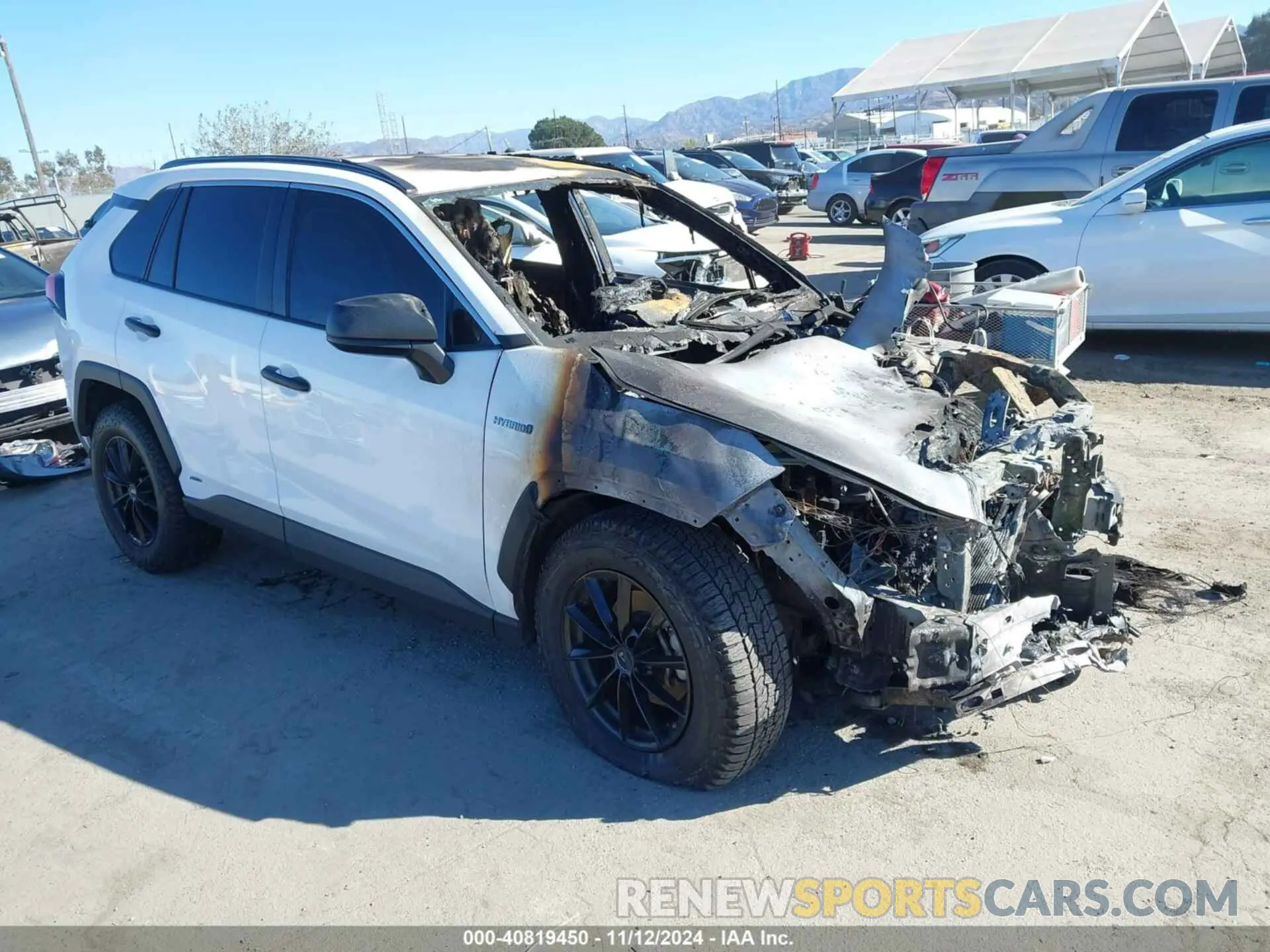 1 Photograph of a damaged car 4T3LWRFVXMU015416 TOYOTA RAV4 HYBRID 2021