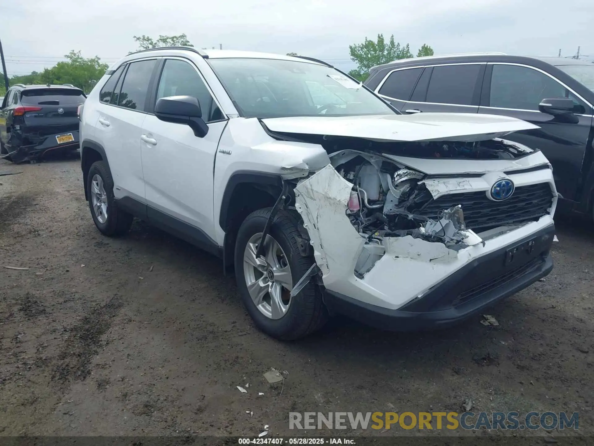 1 Photograph of a damaged car 4T3LWRFVXMU025282 TOYOTA RAV4 HYBRID 2021