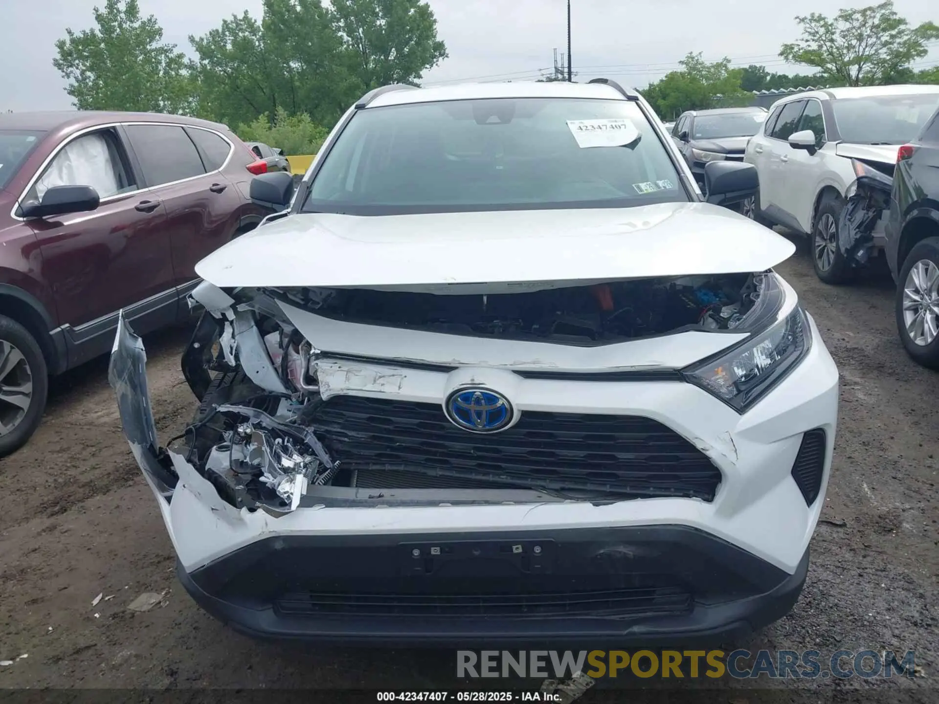 12 Photograph of a damaged car 4T3LWRFVXMU025282 TOYOTA RAV4 HYBRID 2021