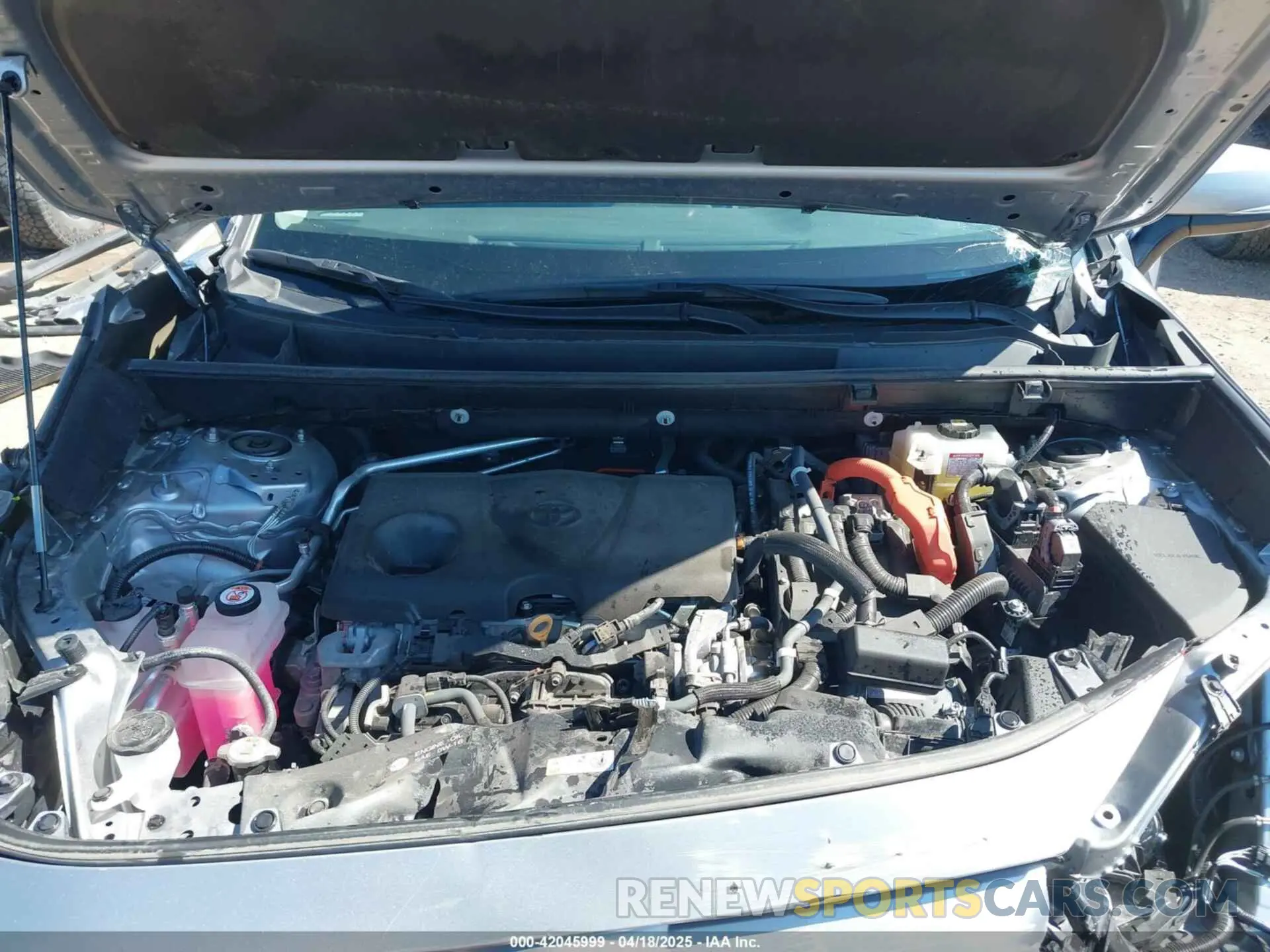 10 Photograph of a damaged car 4T3MWRFV4MU032538 TOYOTA RAV4 HYBRID 2021