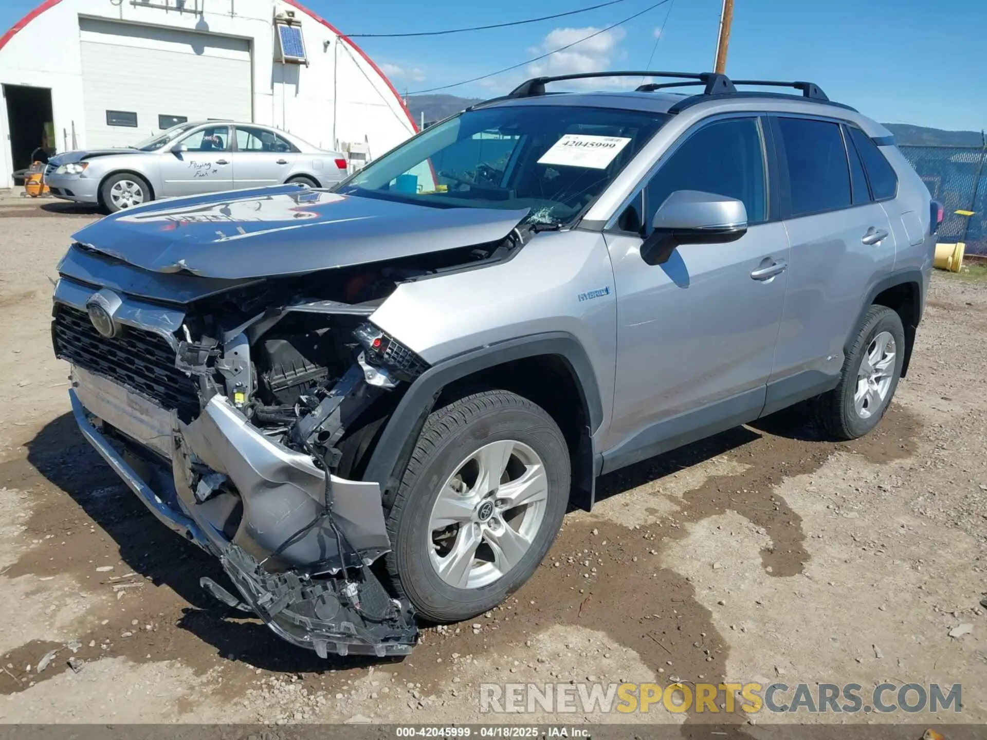 2 Photograph of a damaged car 4T3MWRFV4MU032538 TOYOTA RAV4 HYBRID 2021