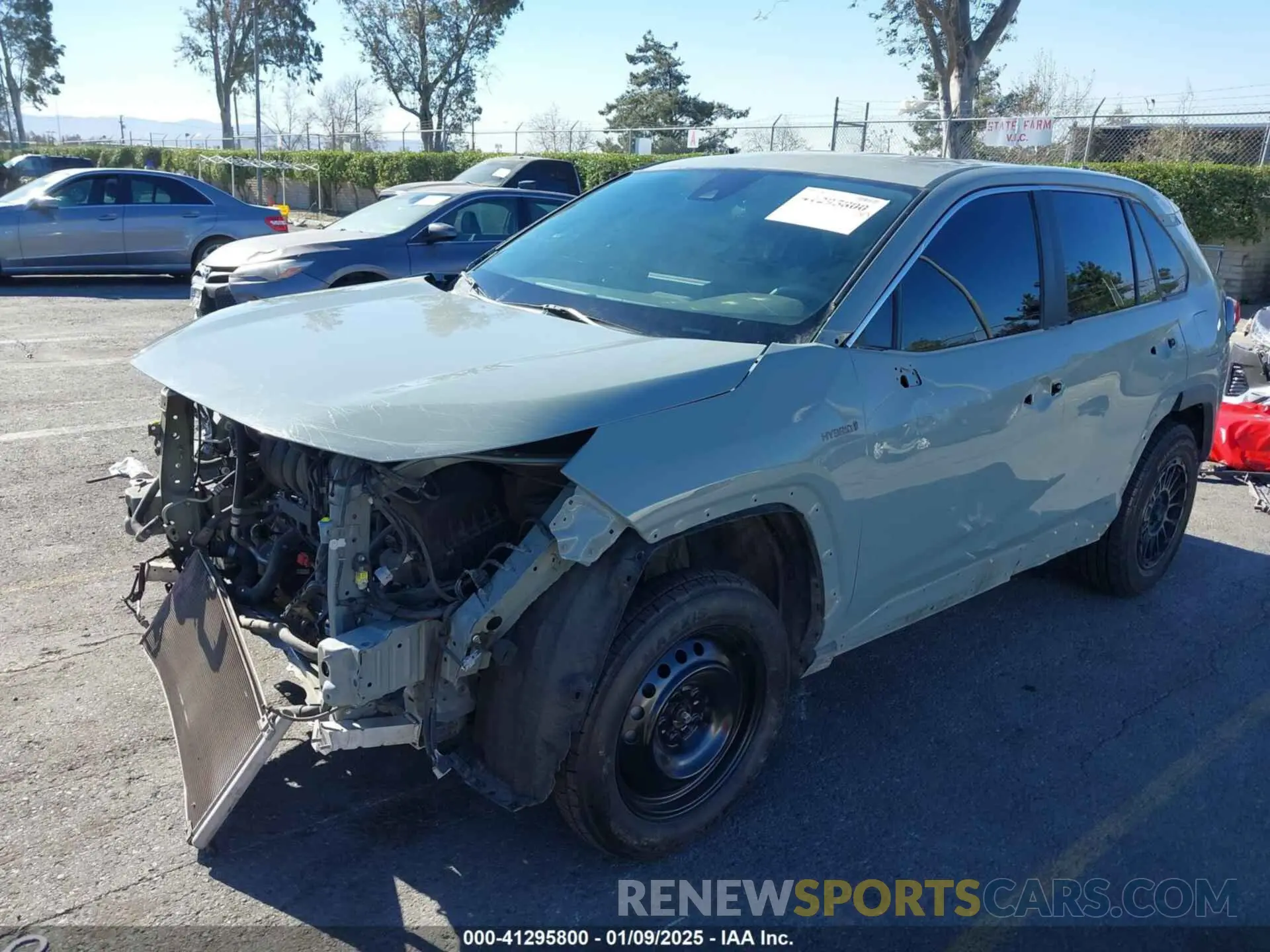 2 Photograph of a damaged car 4T3R6RFV0MU015130 TOYOTA RAV4 HYBRID 2021