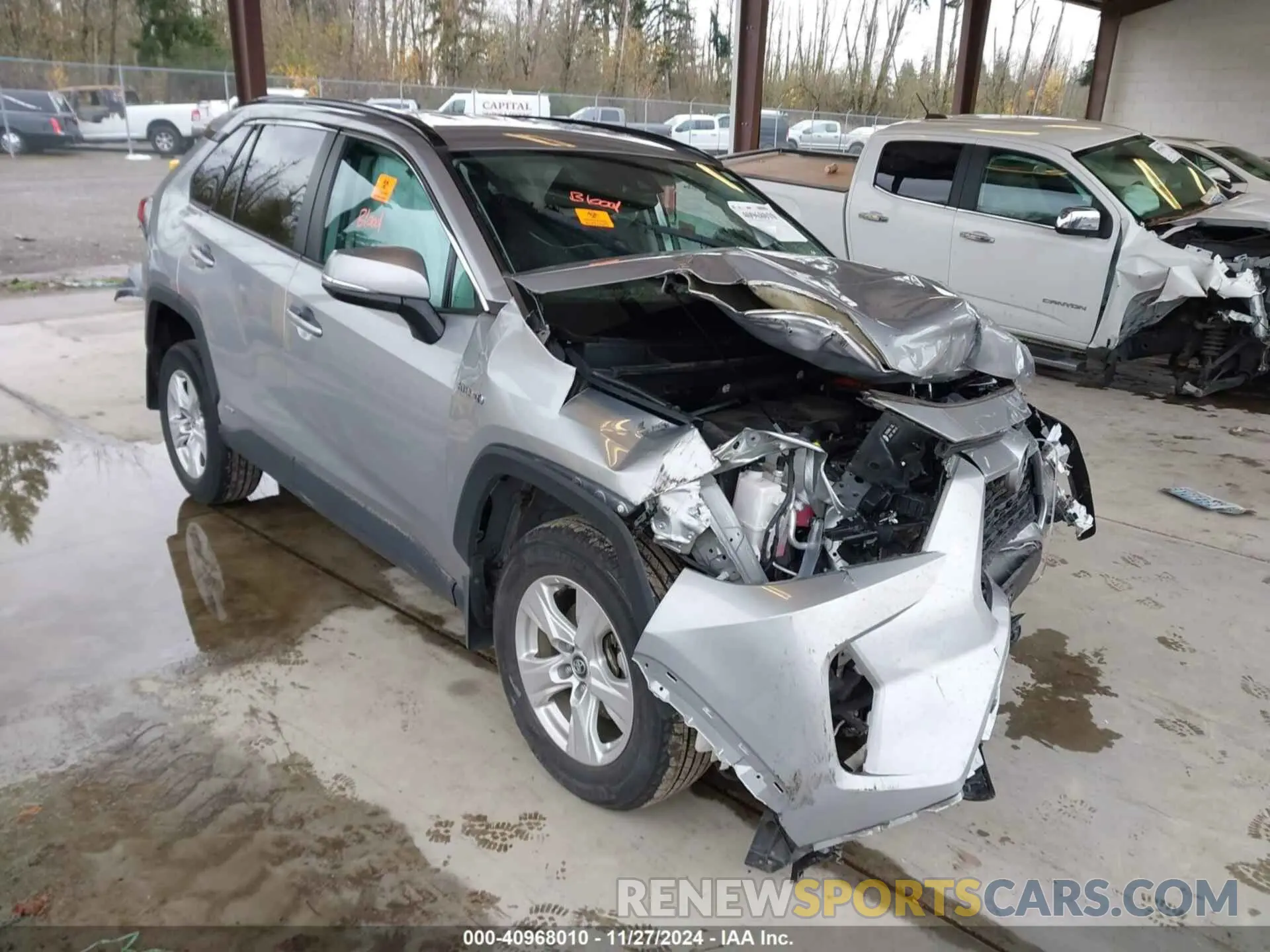 1 Photograph of a damaged car 4T3R6RFV7MU025816 TOYOTA RAV4 HYBRID 2021