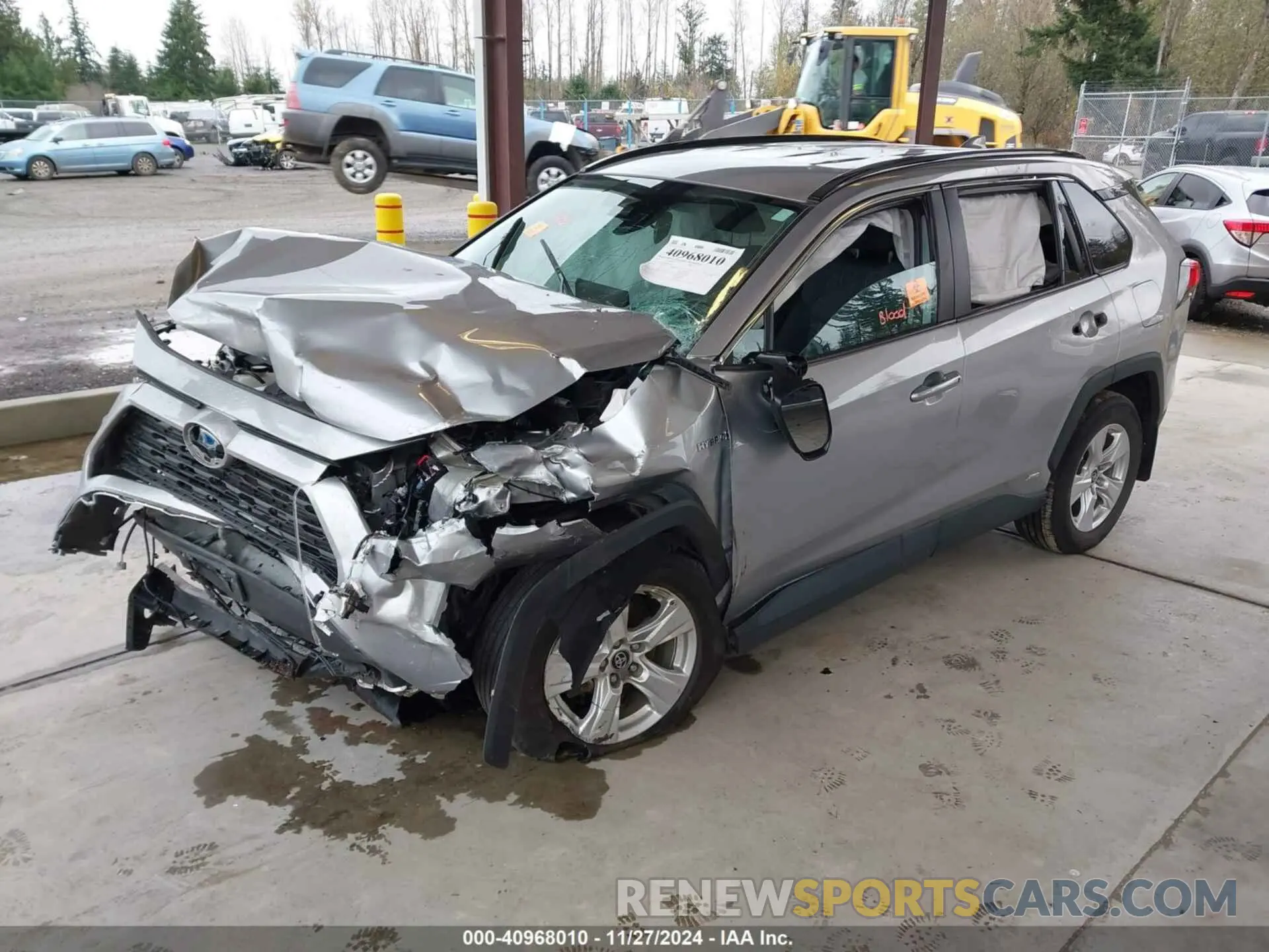 2 Photograph of a damaged car 4T3R6RFV7MU025816 TOYOTA RAV4 HYBRID 2021