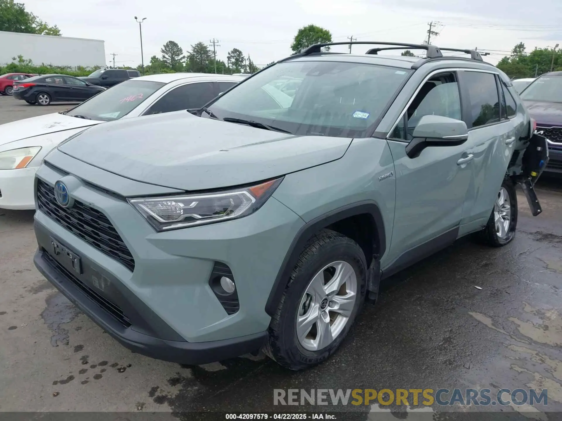 2 Photograph of a damaged car 4T3R6RFV7MU028568 TOYOTA RAV4 HYBRID 2021
