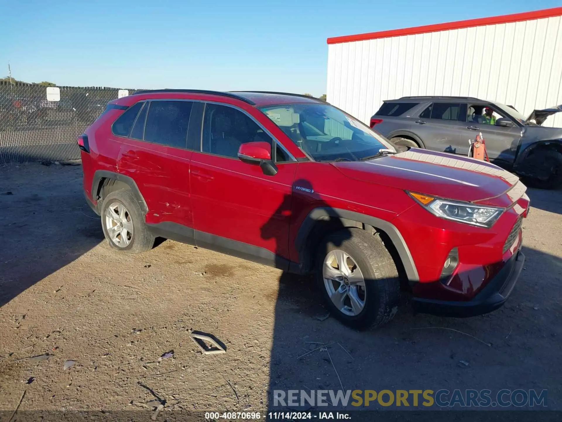 1 Photograph of a damaged car 4T3RWRFV0MU040707 TOYOTA RAV4 HYBRID 2021