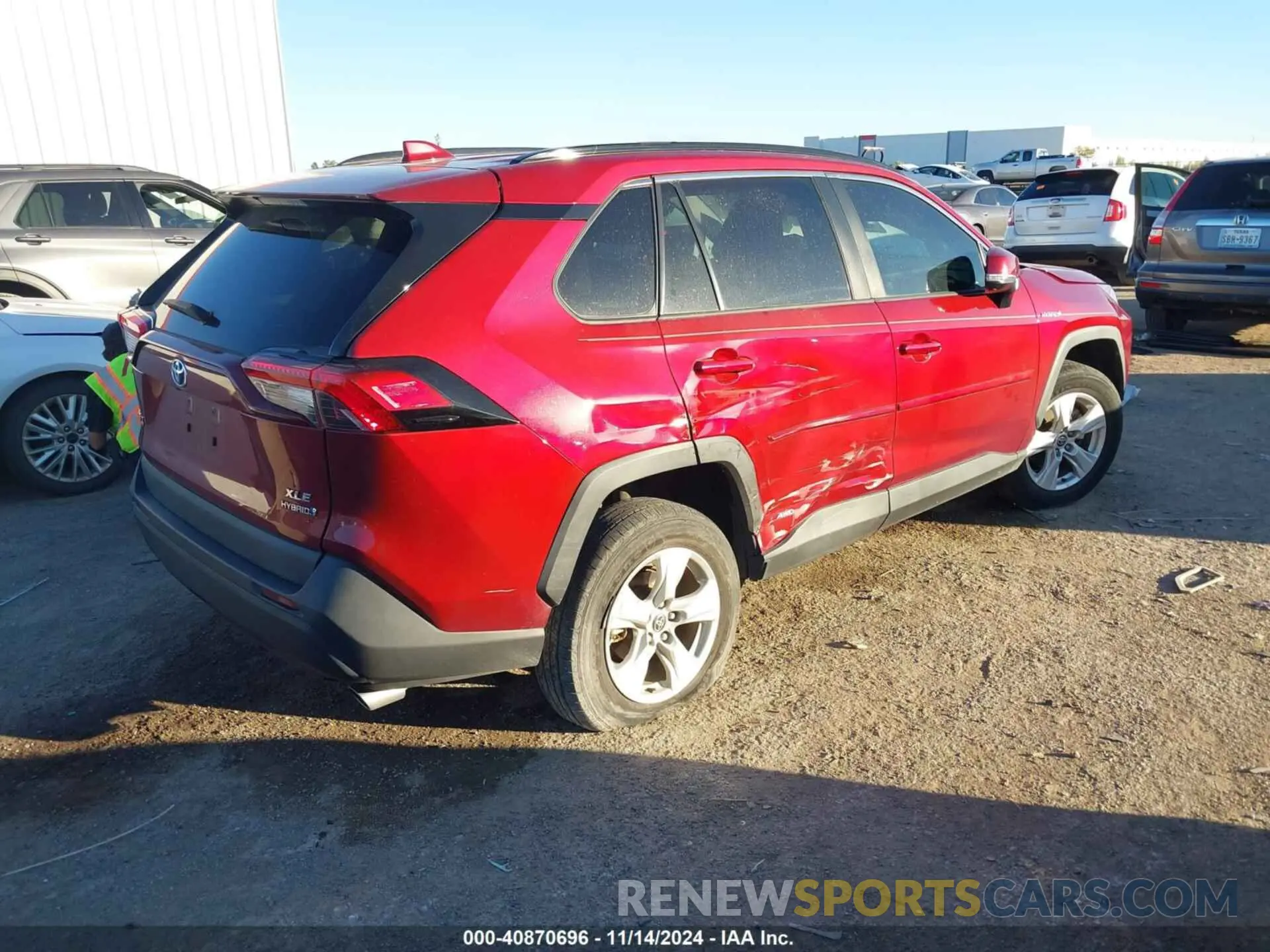 4 Photograph of a damaged car 4T3RWRFV0MU040707 TOYOTA RAV4 HYBRID 2021