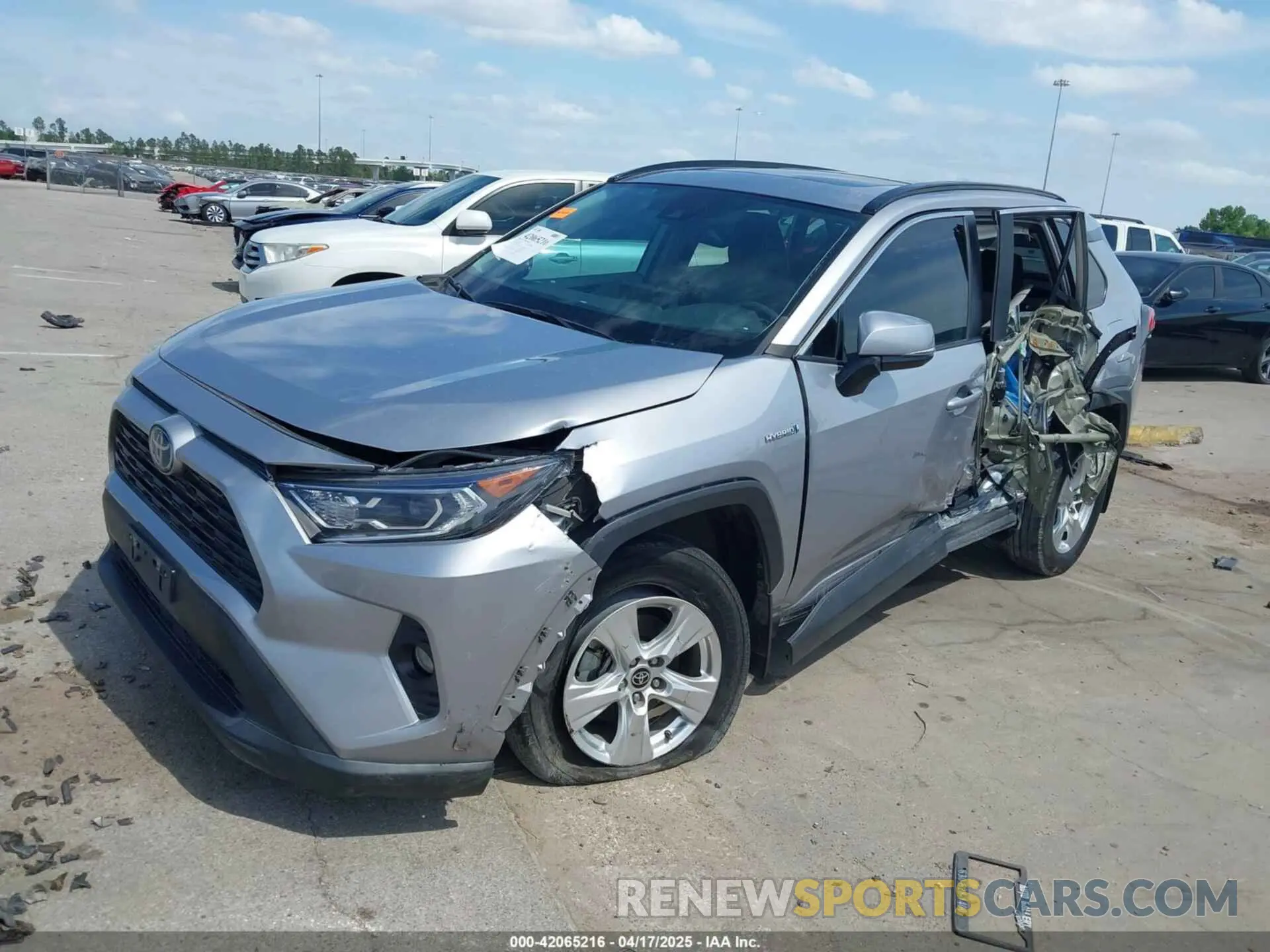 2 Photograph of a damaged car 4T3RWRFV1MU040120 TOYOTA RAV4 HYBRID 2021