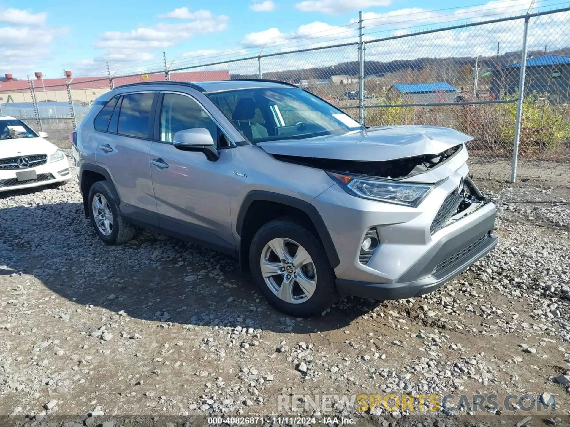 1 Photograph of a damaged car 4T3RWRFV1MU044605 TOYOTA RAV4 HYBRID 2021