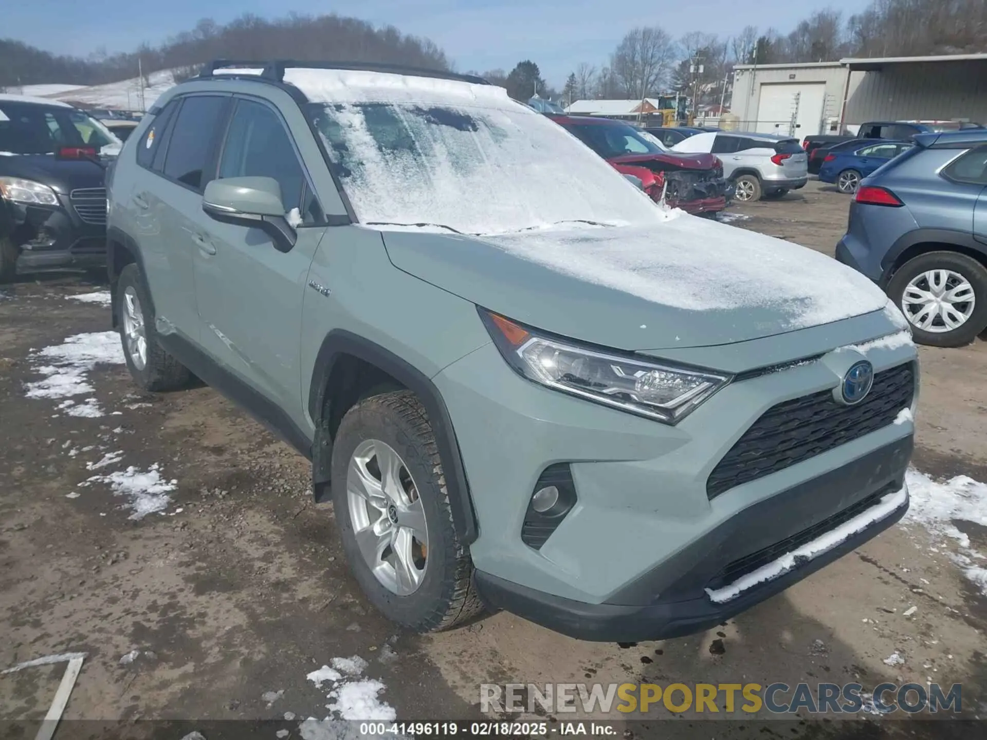 1 Photograph of a damaged car 4T3RWRFV2MU024587 TOYOTA RAV4 HYBRID 2021