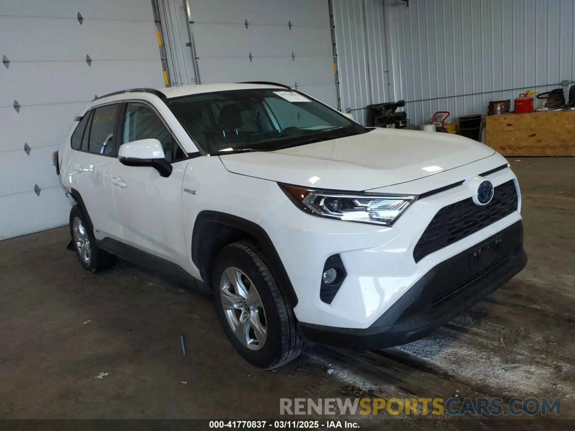 1 Photograph of a damaged car 4T3RWRFV2MU040854 TOYOTA RAV4 HYBRID 2021