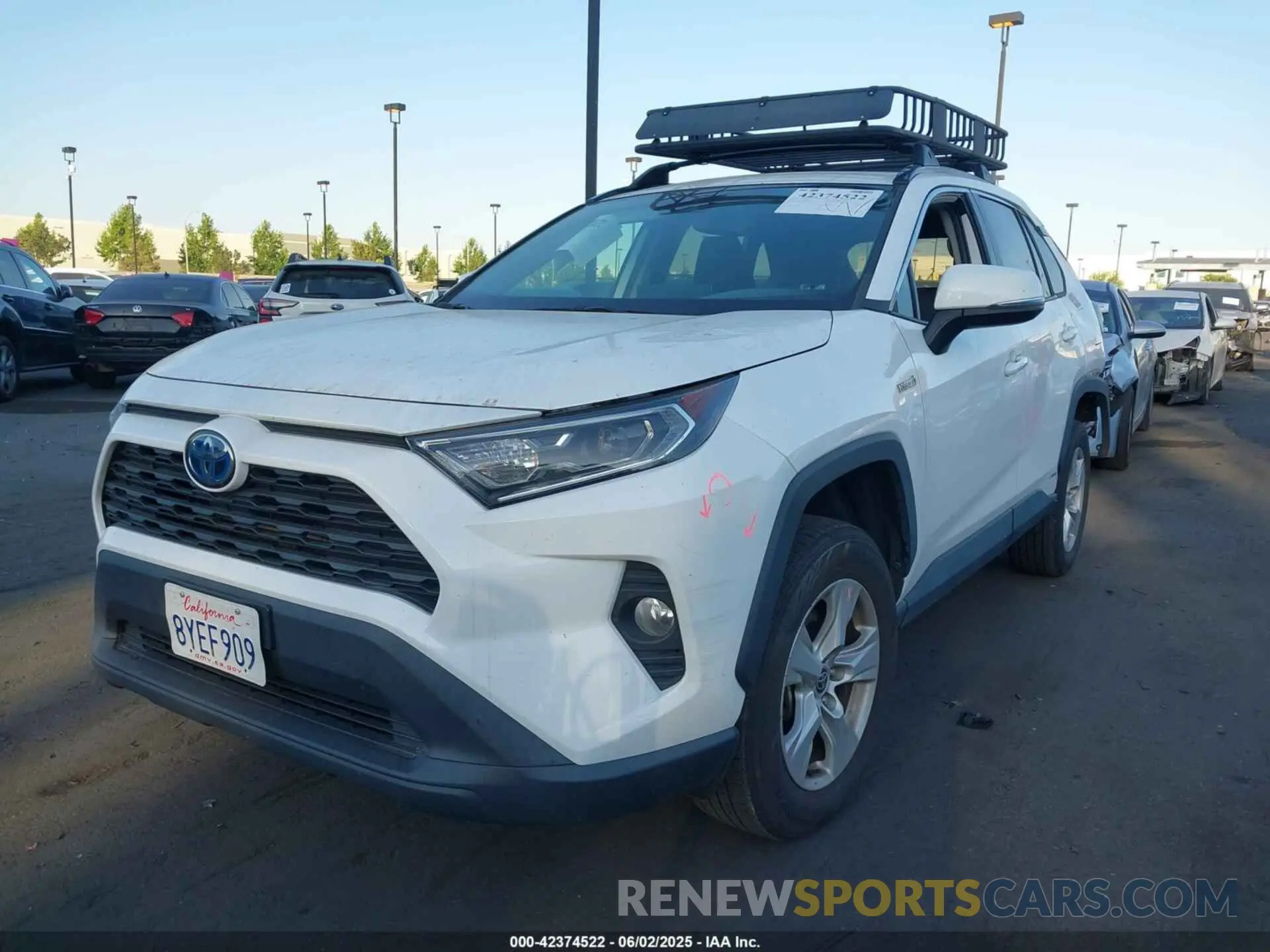 2 Photograph of a damaged car 4T3RWRFV3MU032813 TOYOTA RAV4 HYBRID 2021