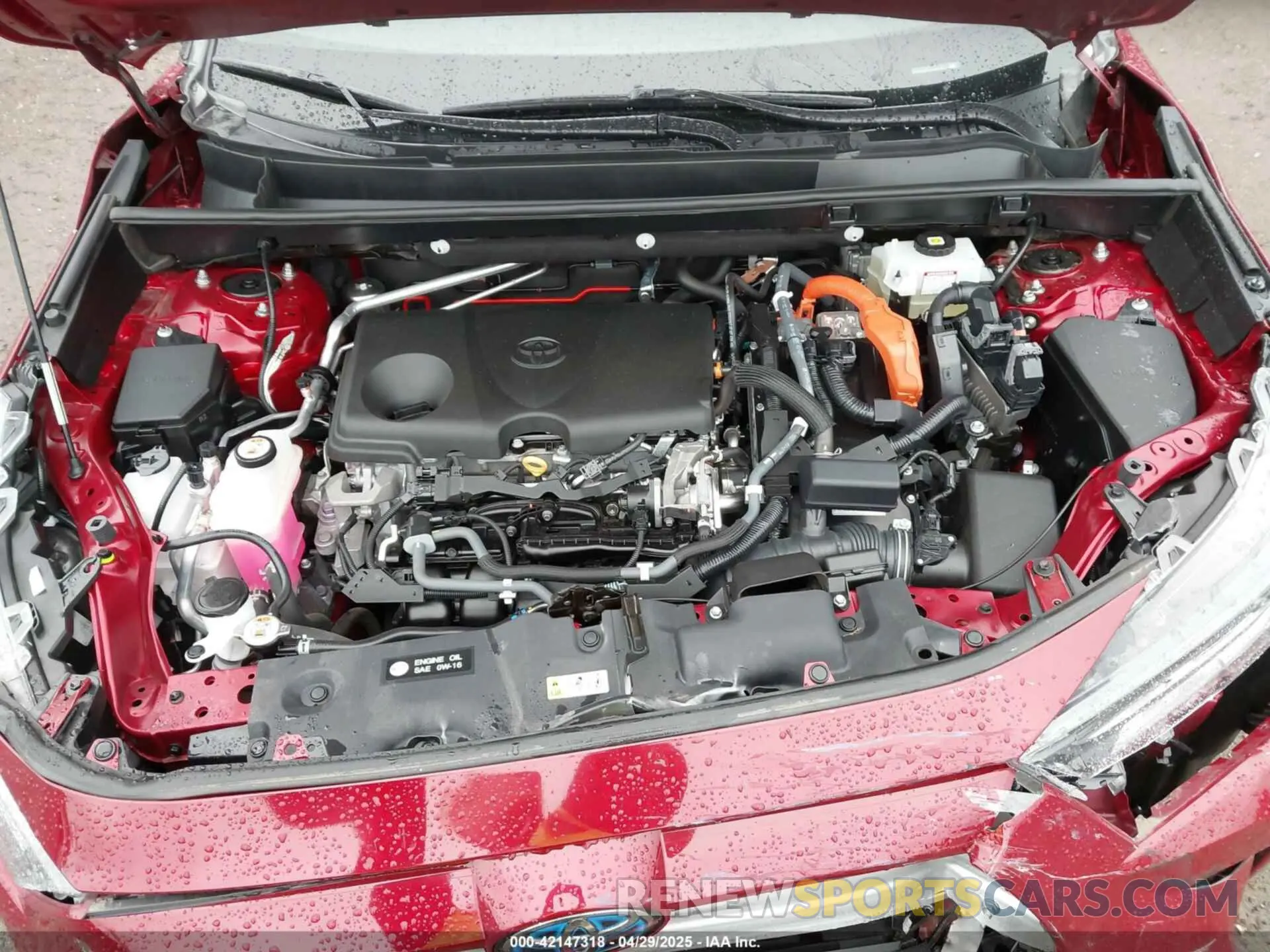 10 Photograph of a damaged car 4T3RWRFV3MU036375 TOYOTA RAV4 HYBRID 2021