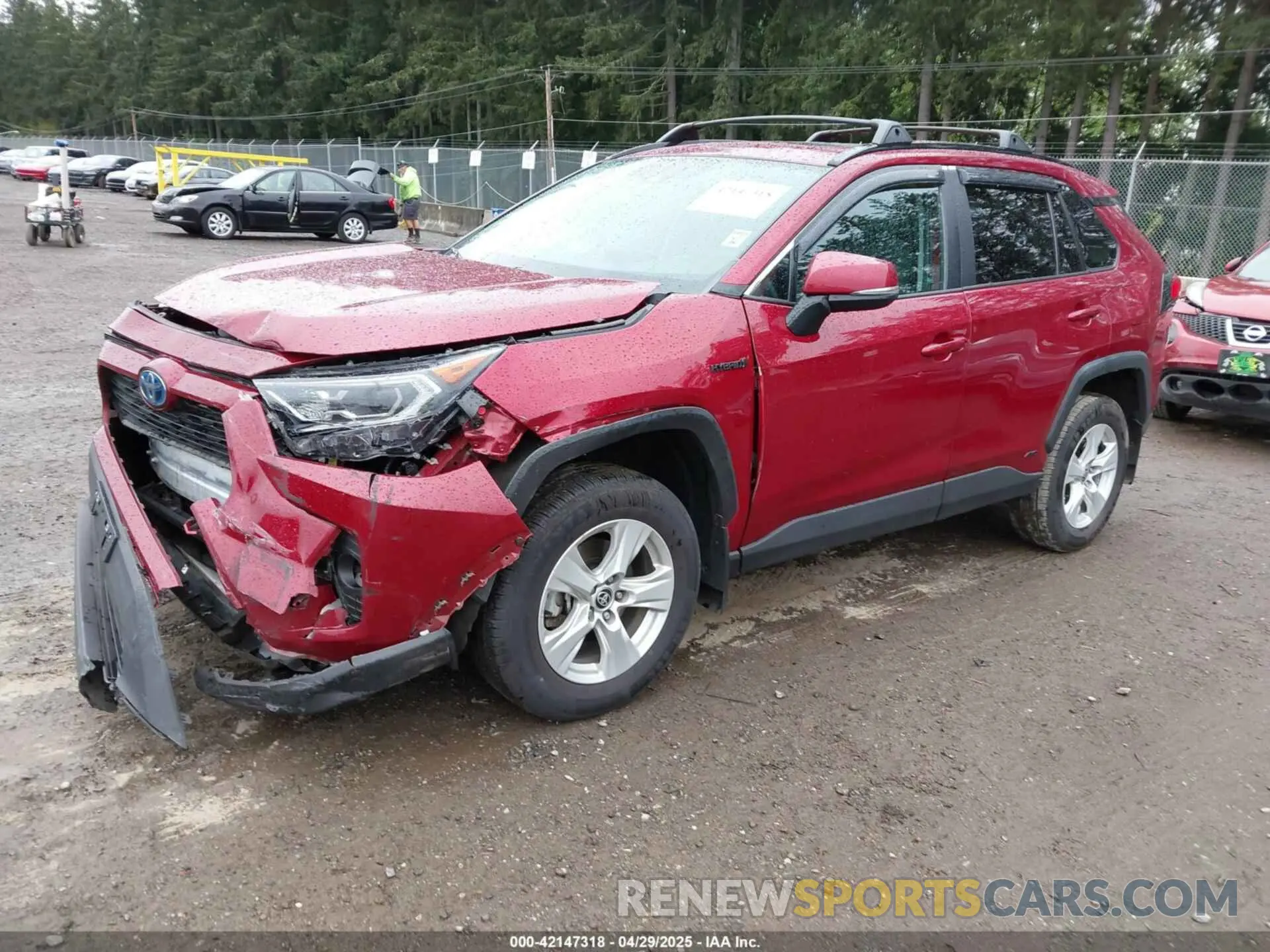 2 Photograph of a damaged car 4T3RWRFV3MU036375 TOYOTA RAV4 HYBRID 2021