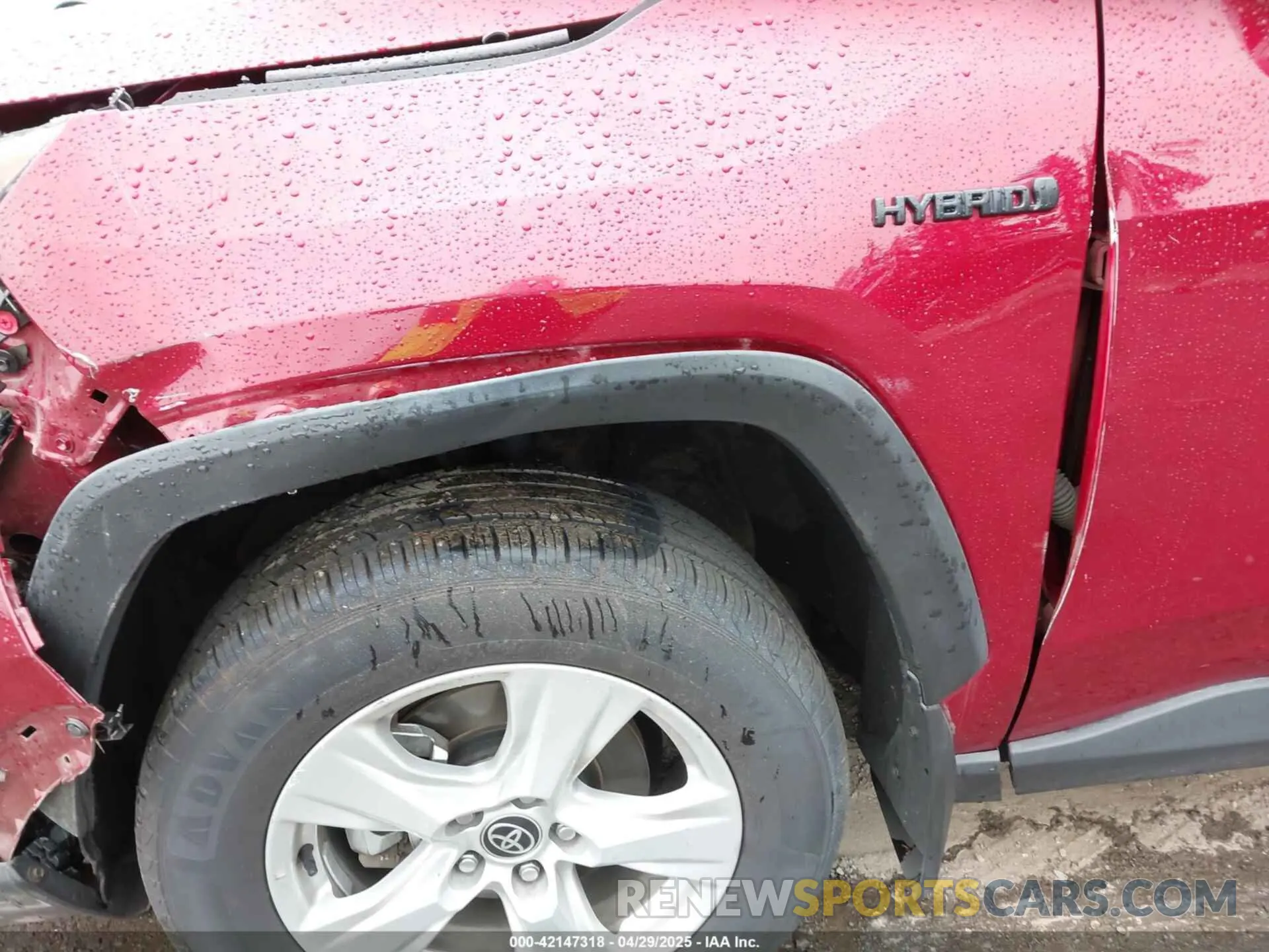 6 Photograph of a damaged car 4T3RWRFV3MU036375 TOYOTA RAV4 HYBRID 2021