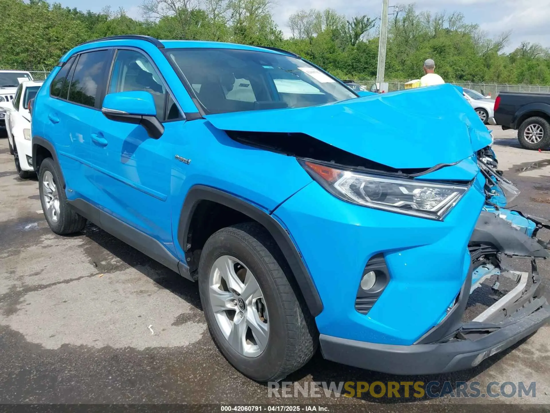 1 Photograph of a damaged car 4T3RWRFV3MU049319 TOYOTA RAV4 HYBRID 2021
