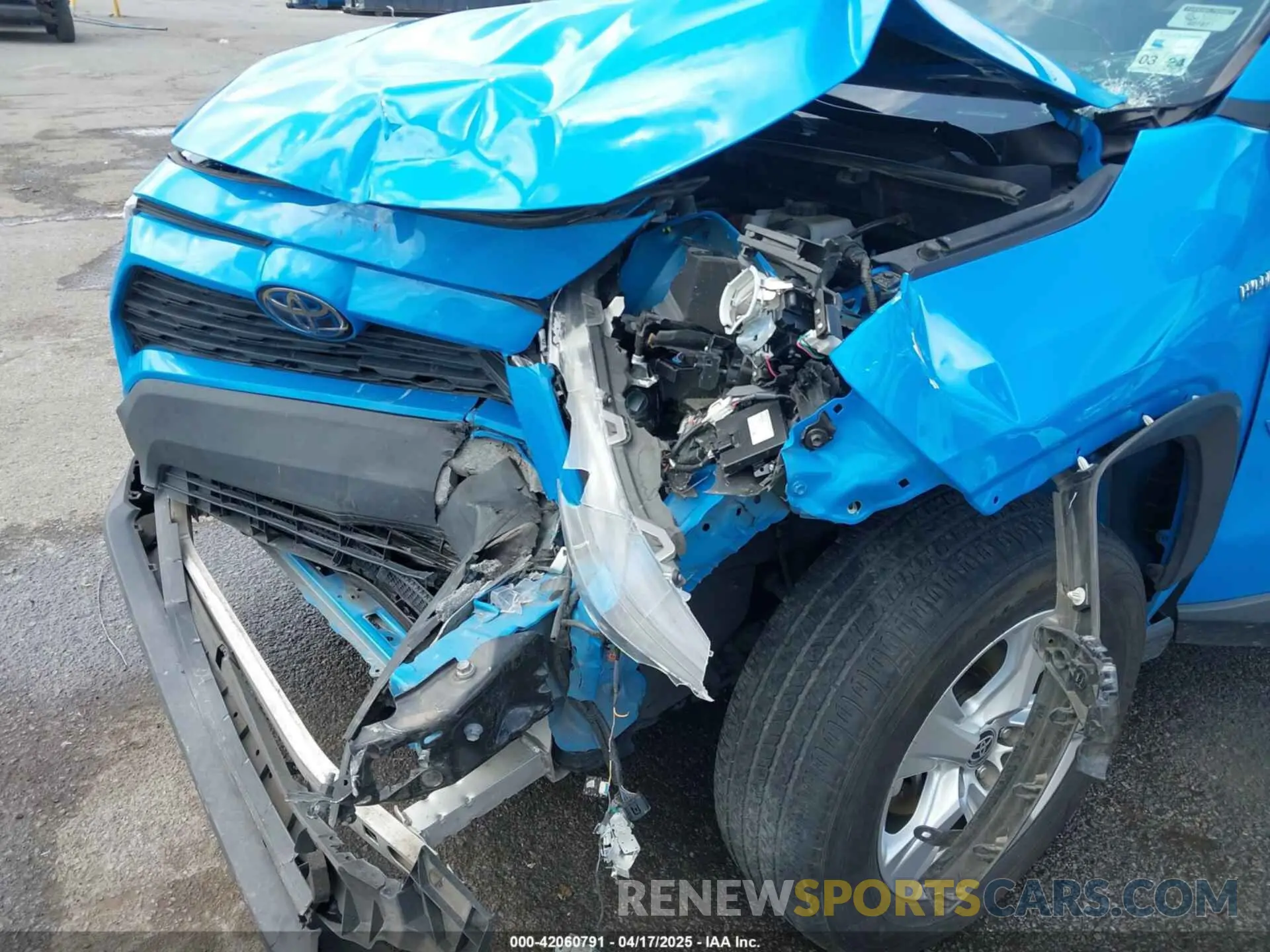 6 Photograph of a damaged car 4T3RWRFV3MU049319 TOYOTA RAV4 HYBRID 2021