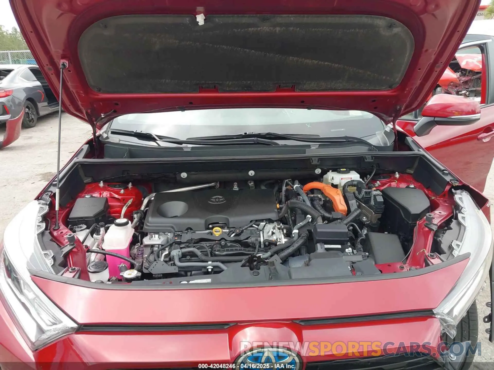 10 Photograph of a damaged car 4T3RWRFV4MU044341 TOYOTA RAV4 HYBRID 2021