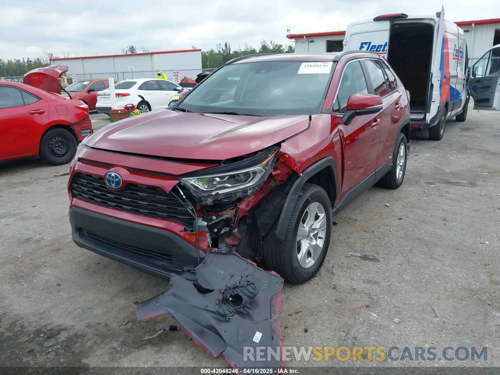 6 Photograph of a damaged car 4T3RWRFV4MU044341 TOYOTA RAV4 HYBRID 2021