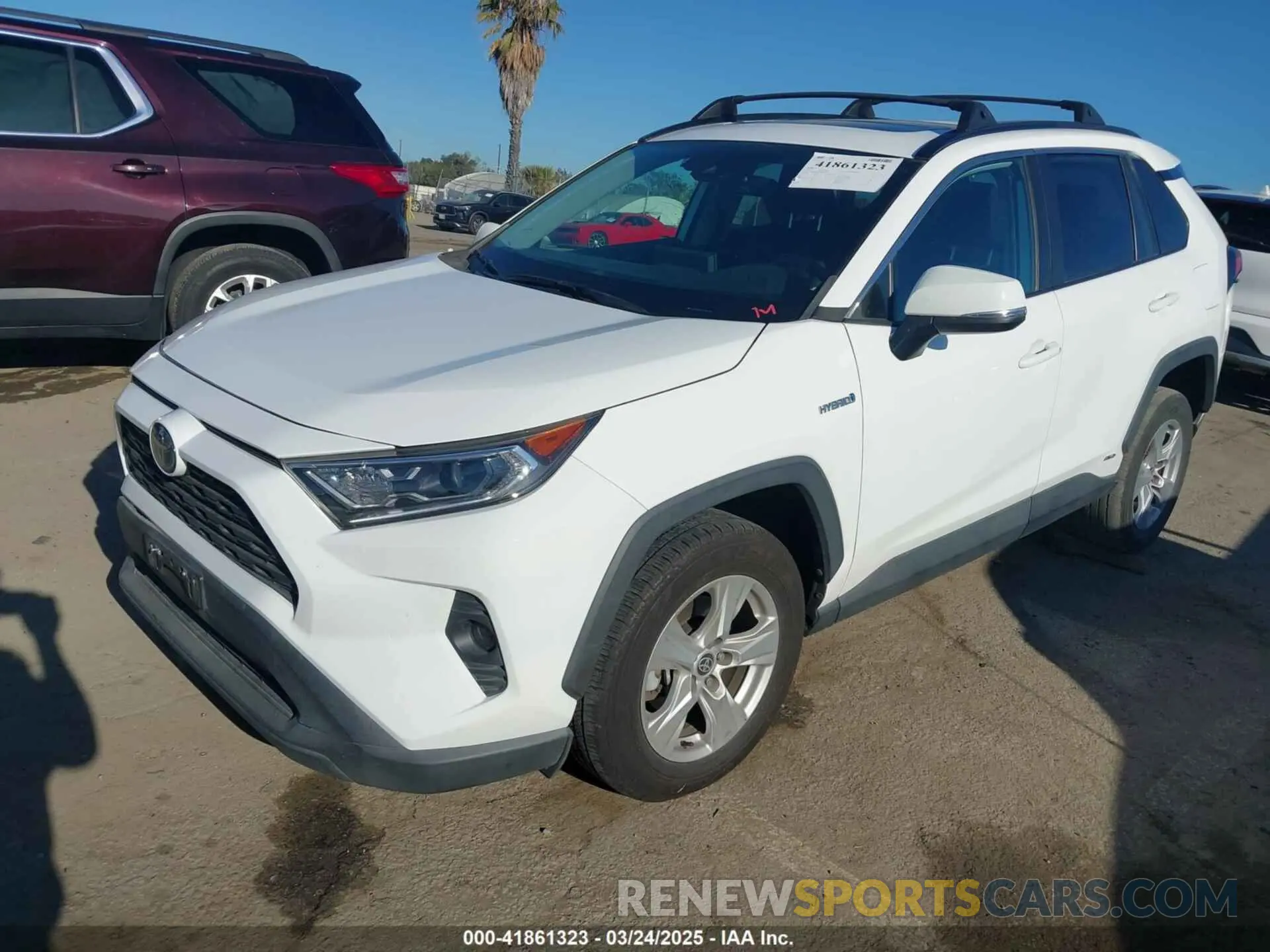 2 Photograph of a damaged car 4T3RWRFV5MU025913 TOYOTA RAV4 HYBRID 2021