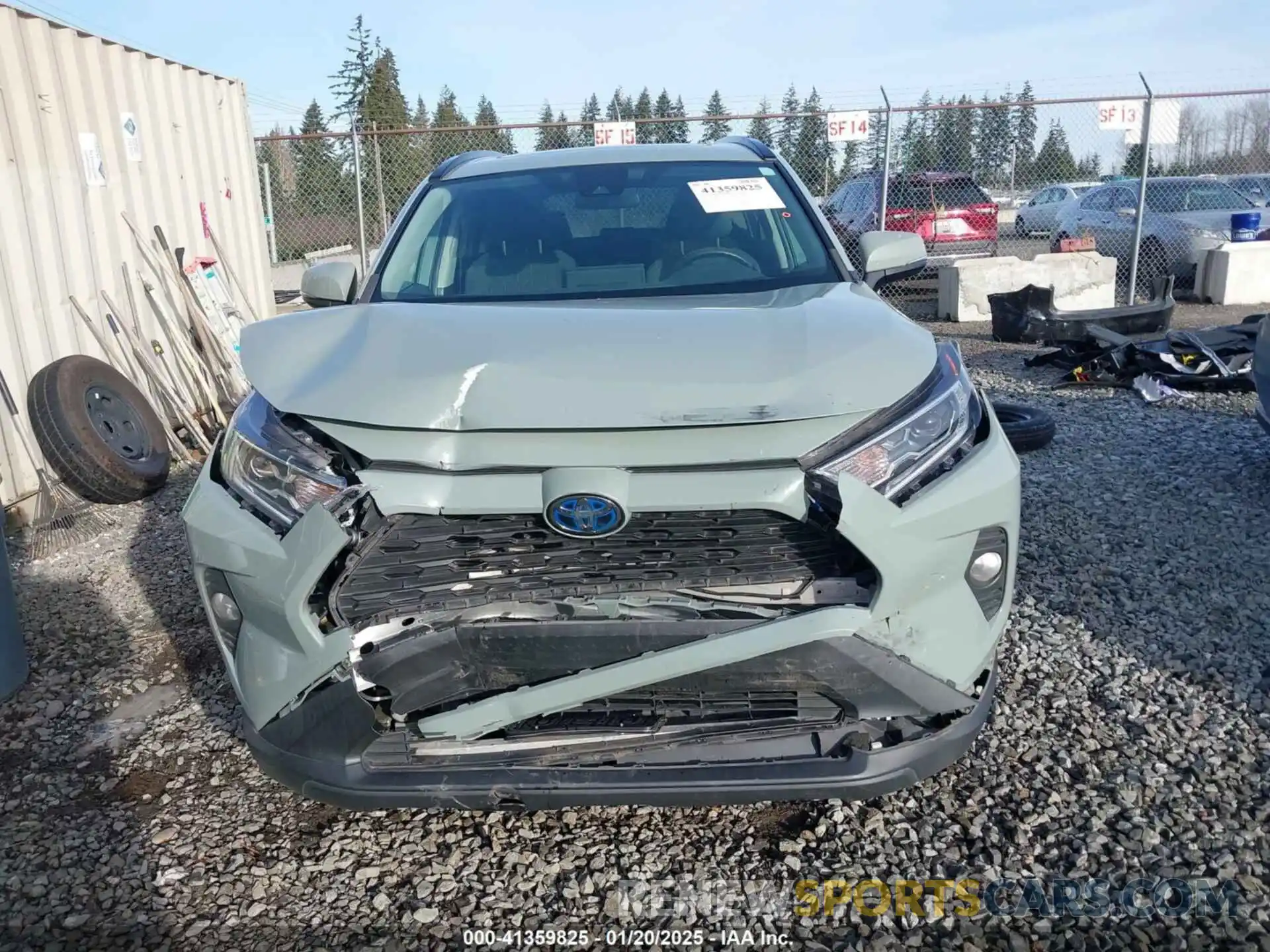 12 Photograph of a damaged car 4T3RWRFV5MU038693 TOYOTA RAV4 HYBRID 2021