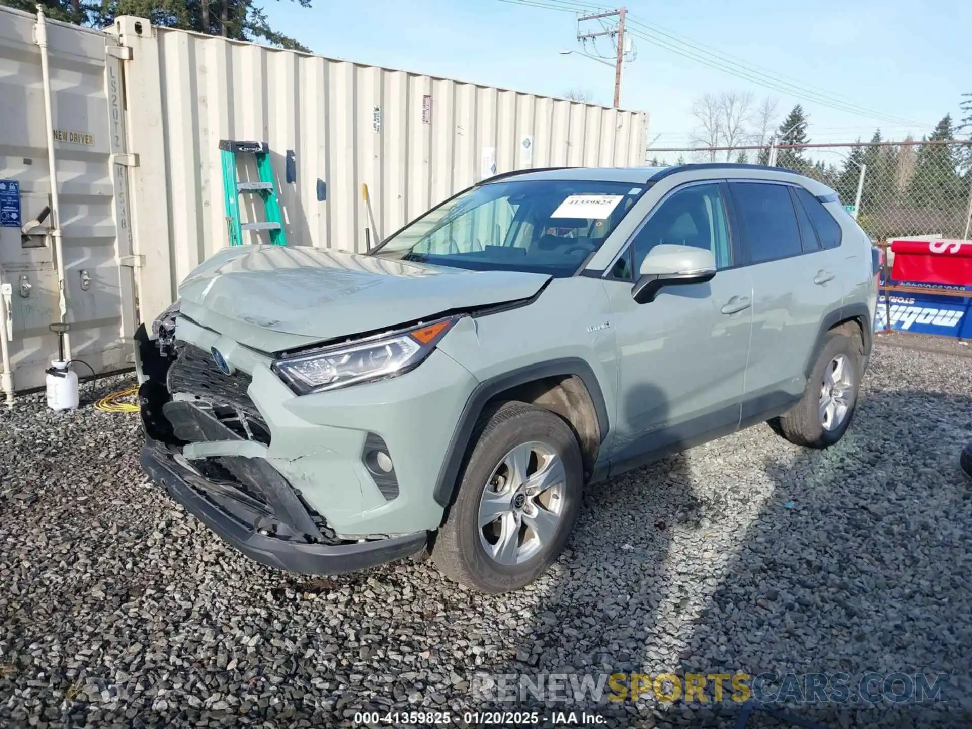 2 Photograph of a damaged car 4T3RWRFV5MU038693 TOYOTA RAV4 HYBRID 2021