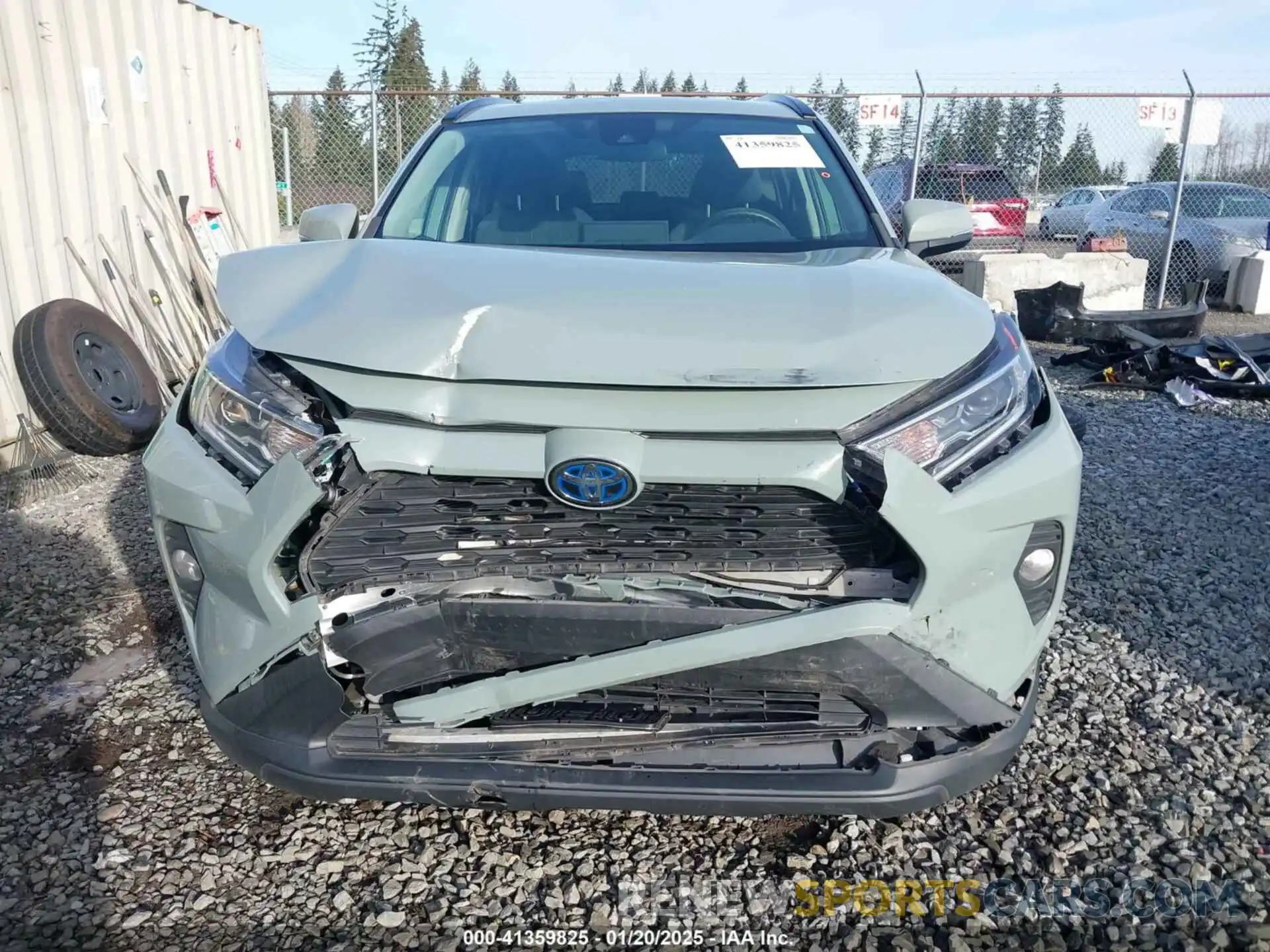 6 Photograph of a damaged car 4T3RWRFV5MU038693 TOYOTA RAV4 HYBRID 2021