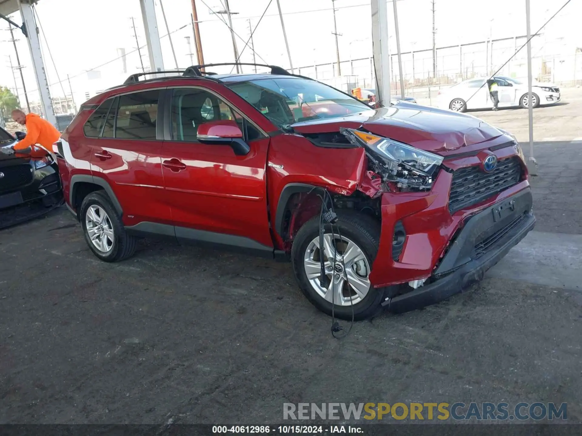 1 Photograph of a damaged car 4T3RWRFV5MU047149 TOYOTA RAV4 HYBRID 2021