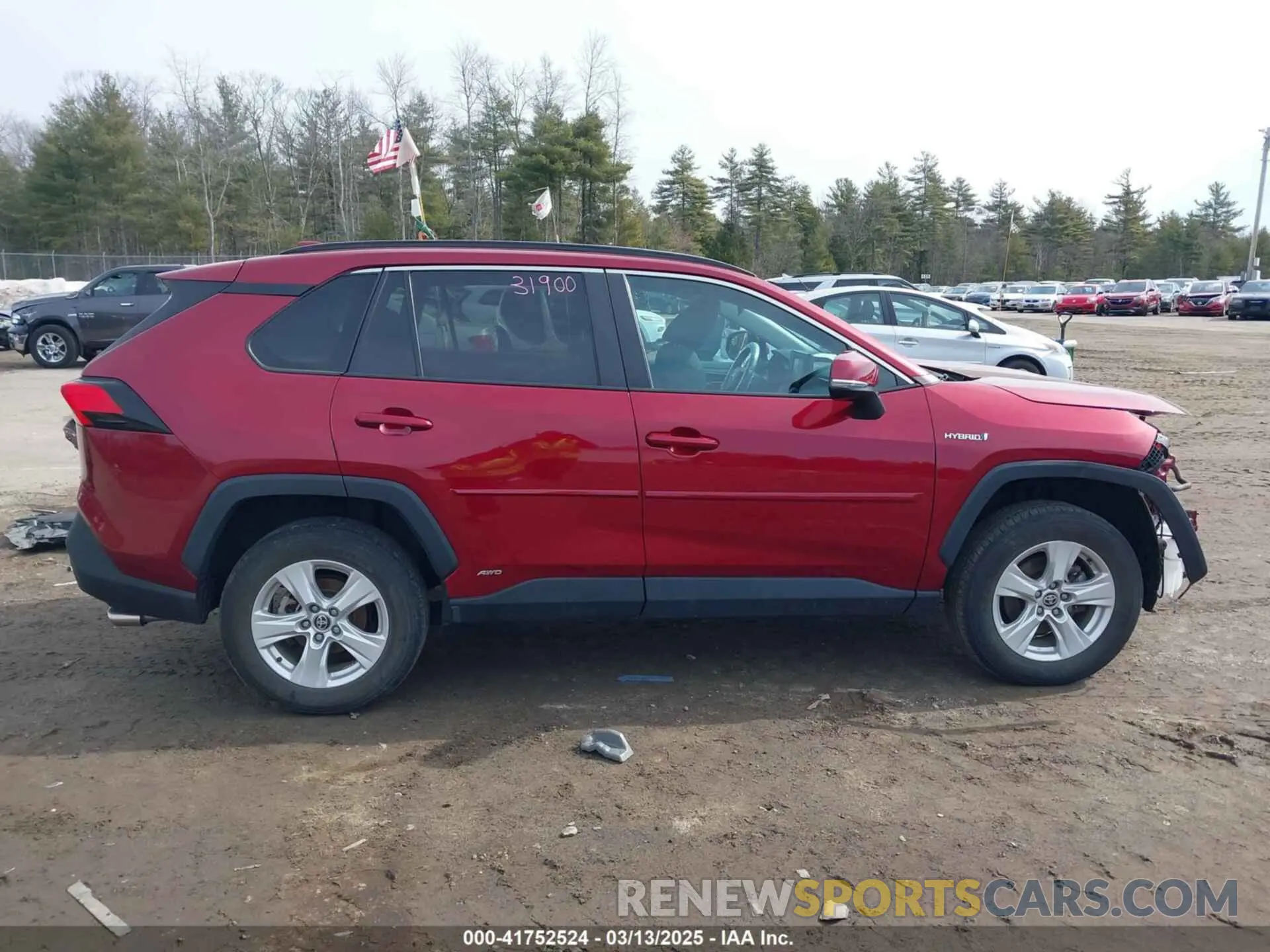 14 Photograph of a damaged car 4T3RWRFV6MU027704 TOYOTA RAV4 HYBRID 2021