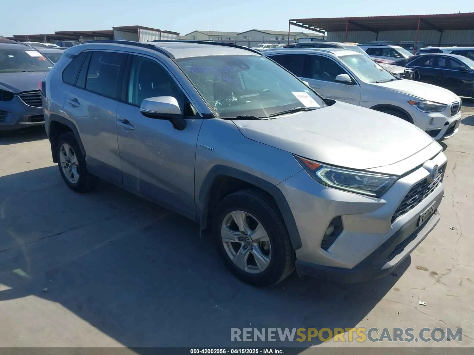 1 Photograph of a damaged car 4T3RWRFV8MU025193 TOYOTA RAV4 HYBRID 2021