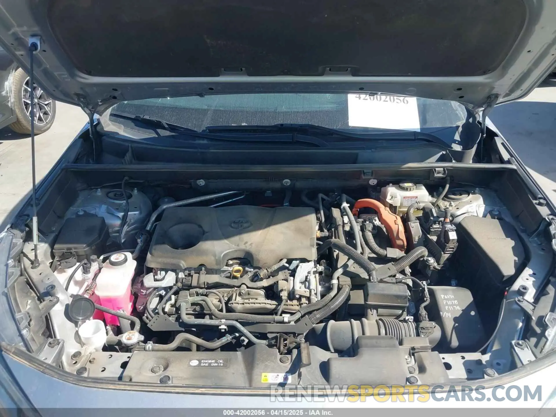 10 Photograph of a damaged car 4T3RWRFV8MU025193 TOYOTA RAV4 HYBRID 2021