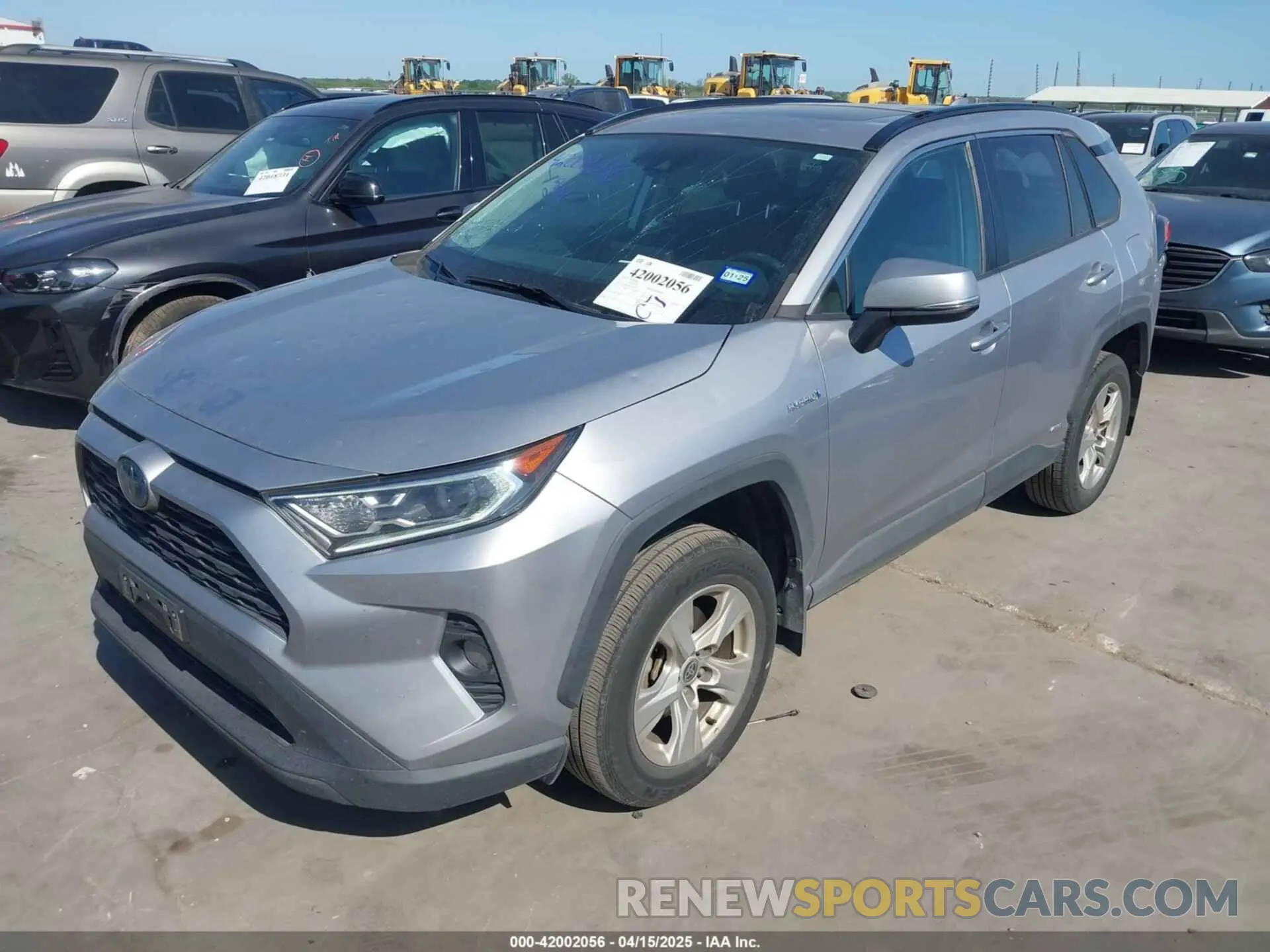 2 Photograph of a damaged car 4T3RWRFV8MU025193 TOYOTA RAV4 HYBRID 2021